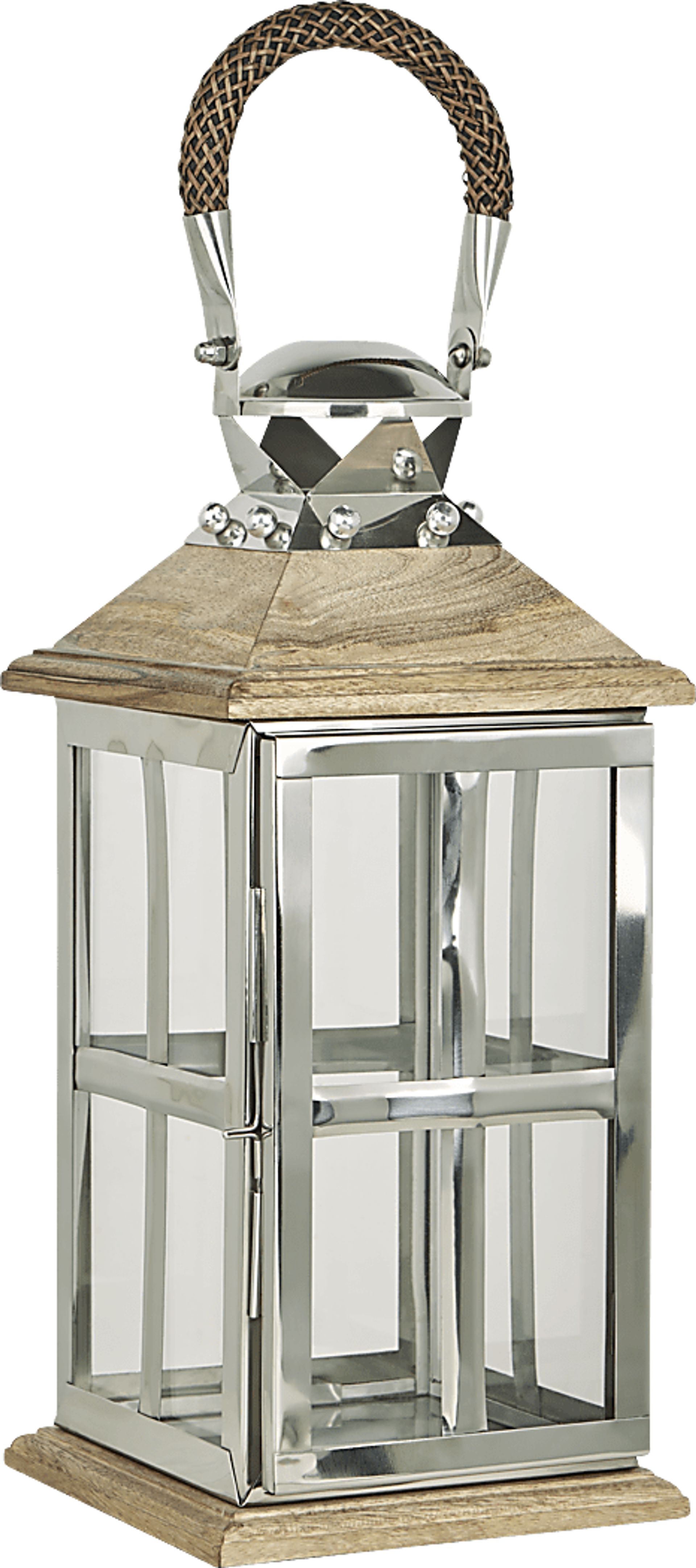Loch Blake Silver Small Indoor/Outdoor Lantern - Image 3