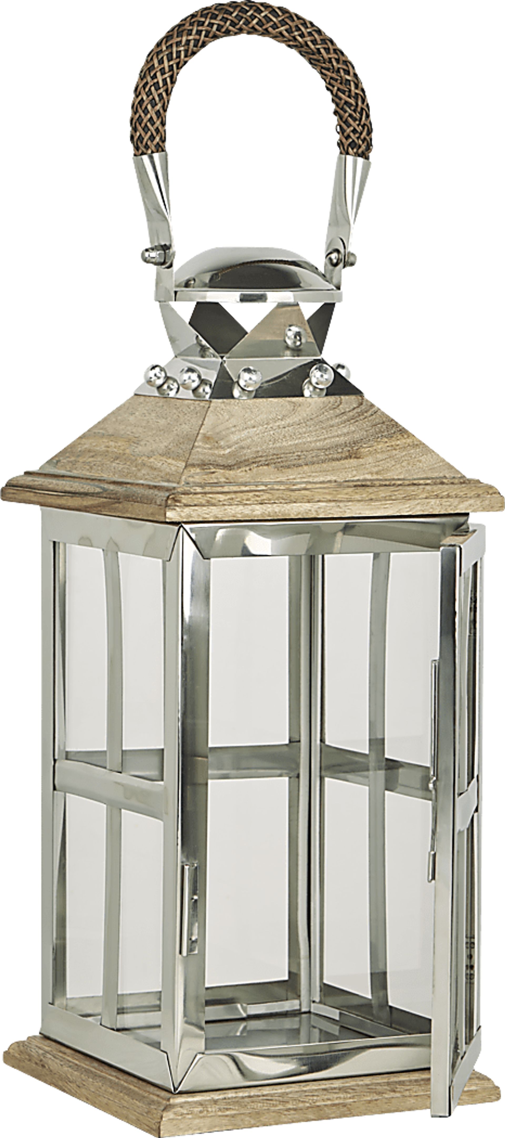 Loch Blake Silver Small Indoor/Outdoor Lantern - Image 4