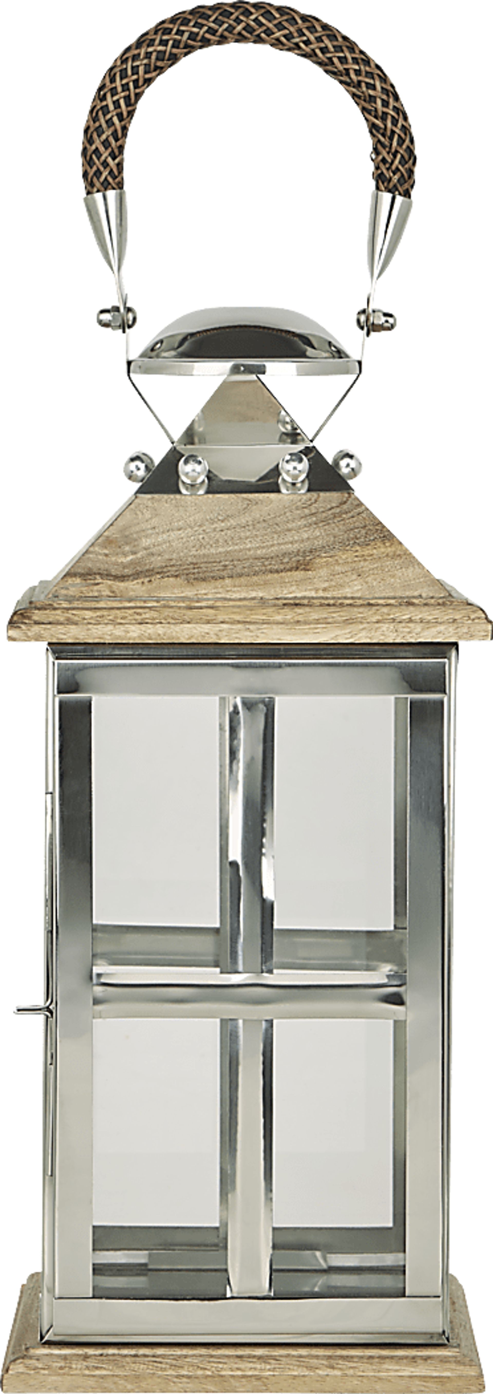 Loch Blake Silver Small Indoor/Outdoor Lantern - Image 1