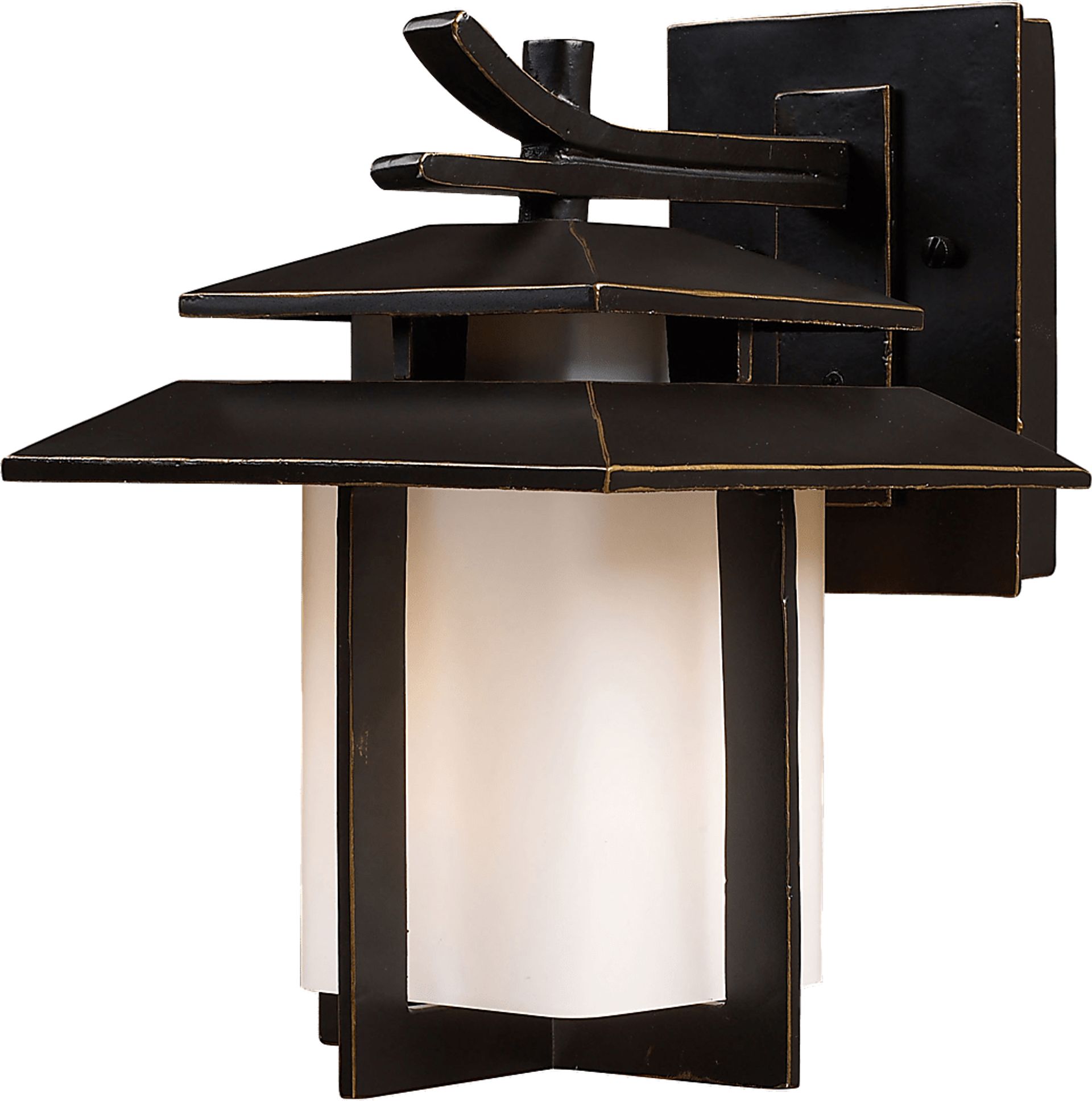 Lochaven Brown Outdoor Wall Sconce - Image 1