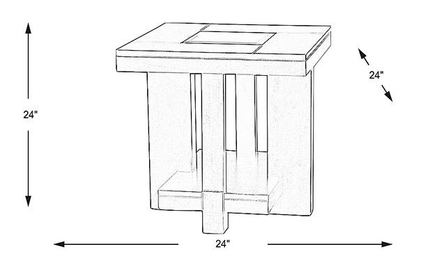 Dimension Image. Please refer to the Dimension Tab on this page for dimension details.