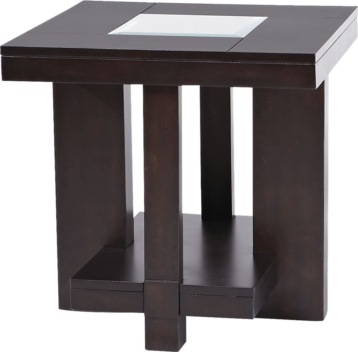 Lochlin Walnut Dark Wood End Table | Rooms to Go