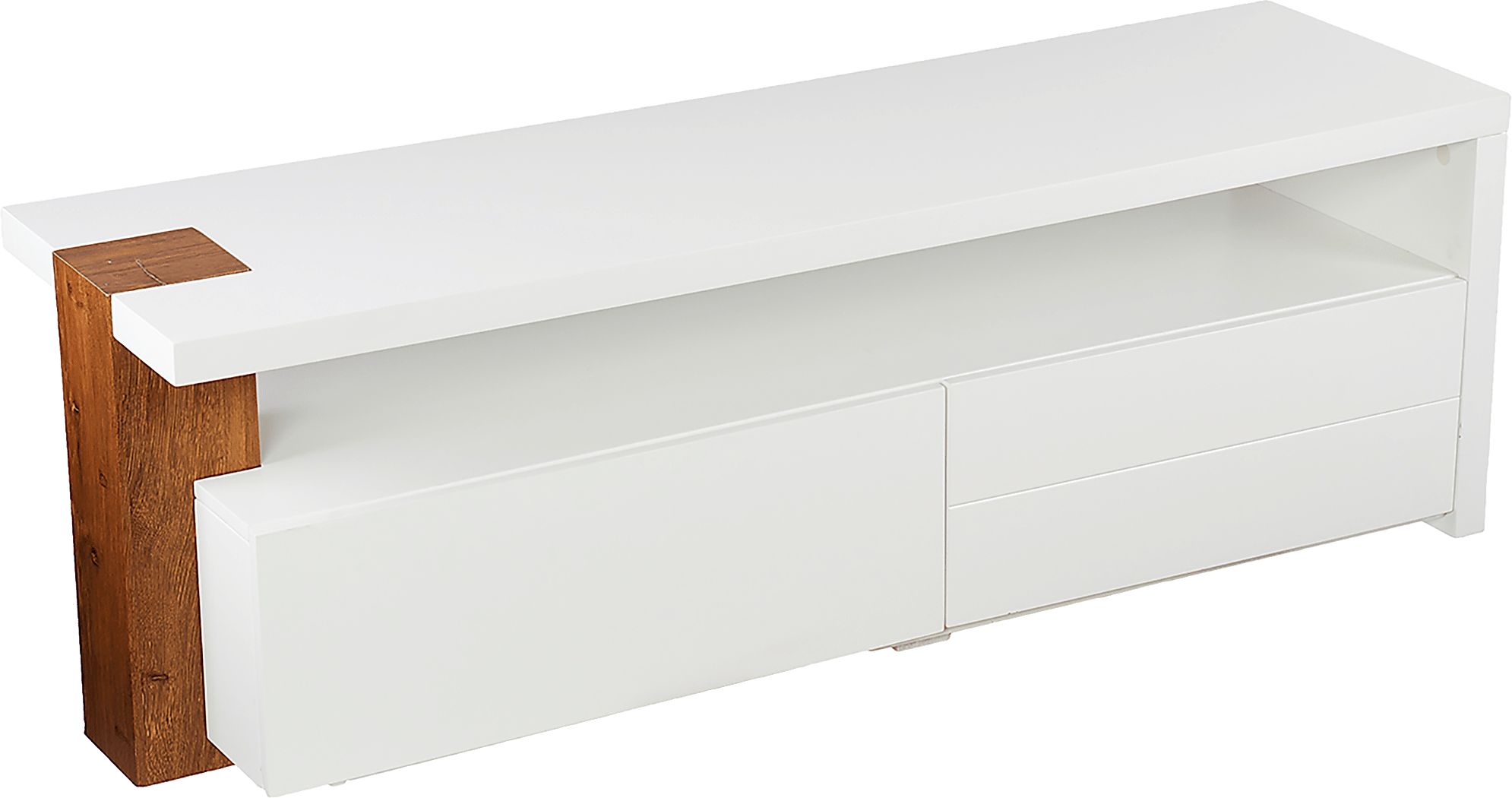 Lochly White 54 in. Console
