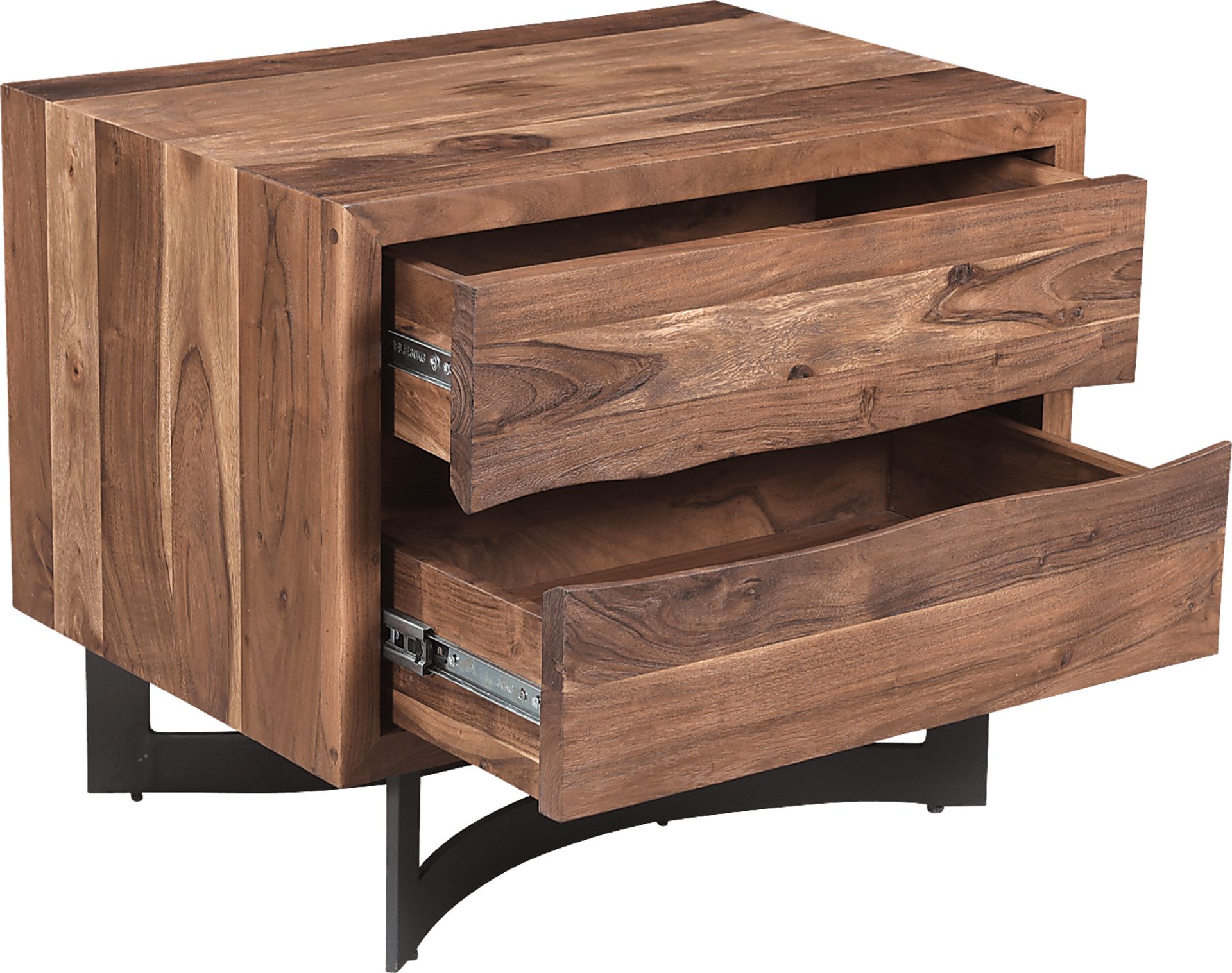 Lochness Brown Nightstand - Image 3
