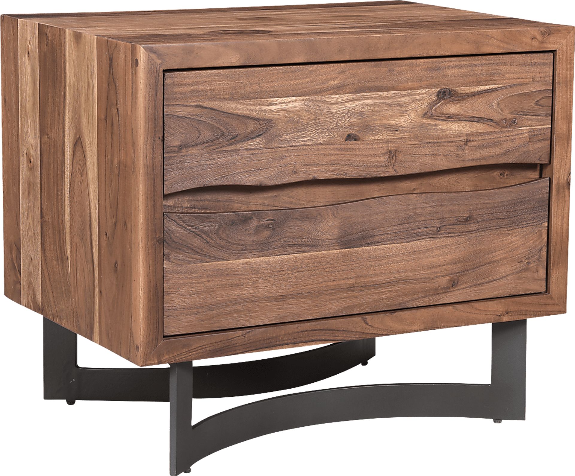 Lochness Brown Nightstand - Image 1