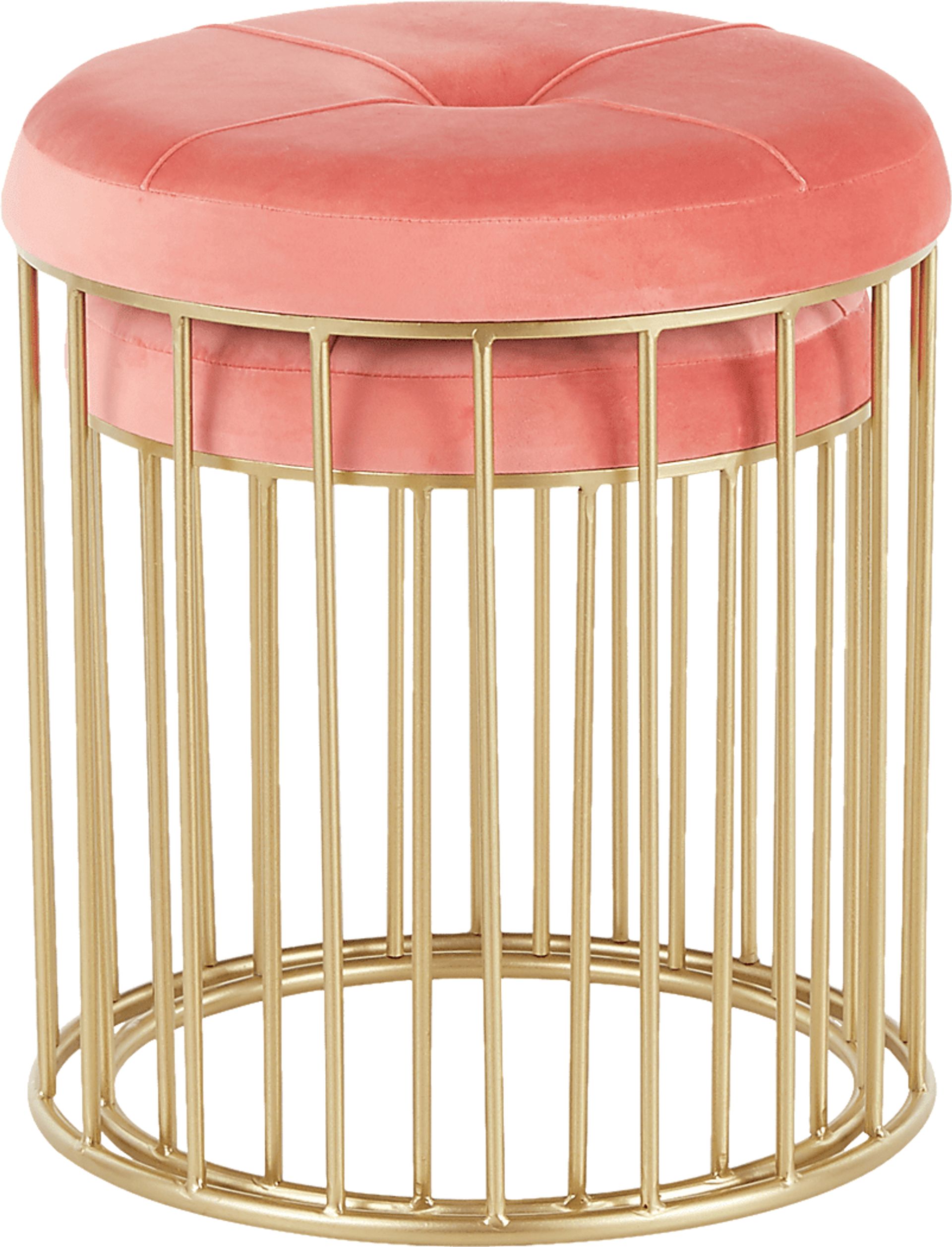 Lockerbie Pink Ottoman, Set of 2 - Image 3