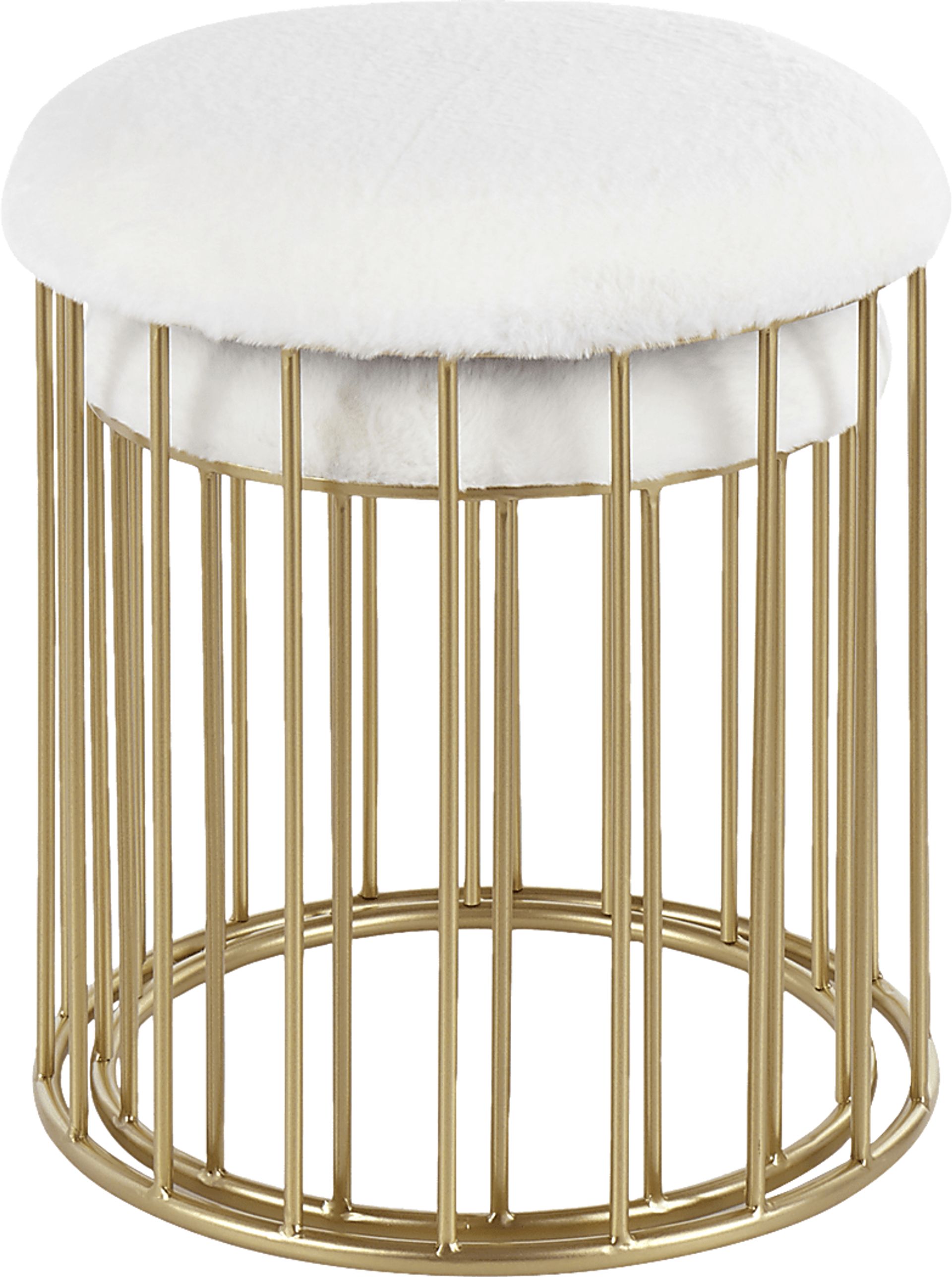 Lockerbie White Ottoman, Set of 2 - Image 3
