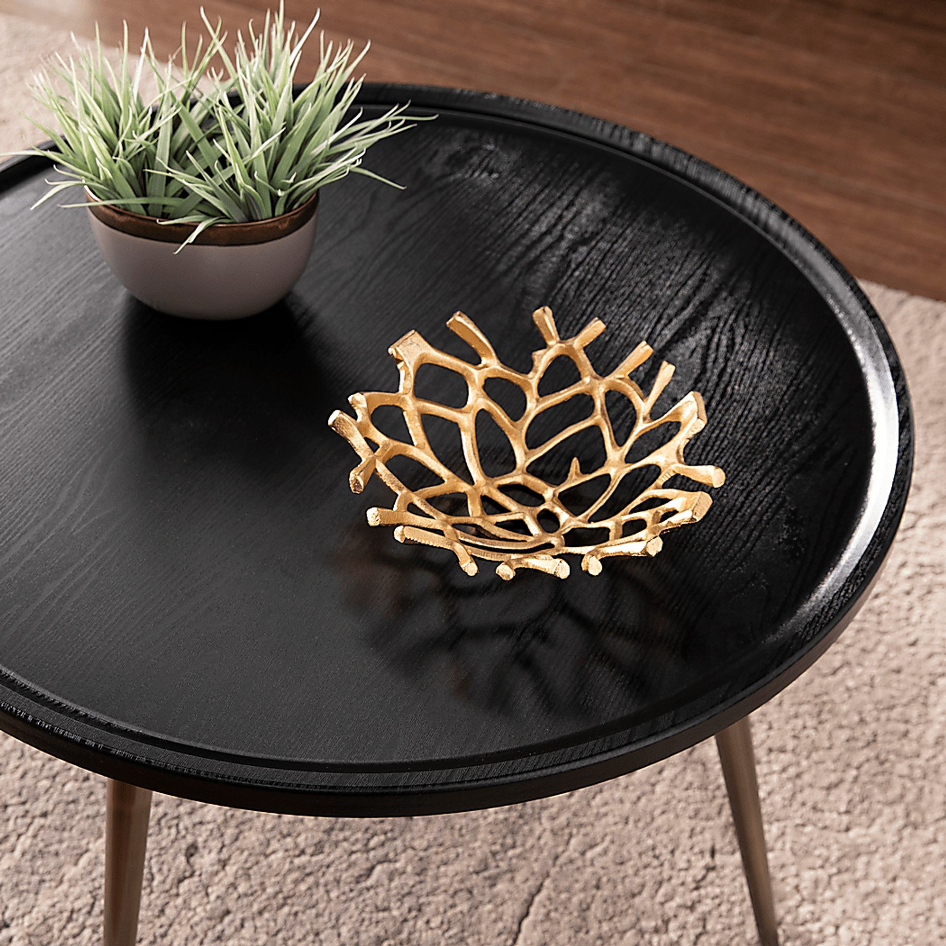 Lockmere Black Cocktail Table - Image 3