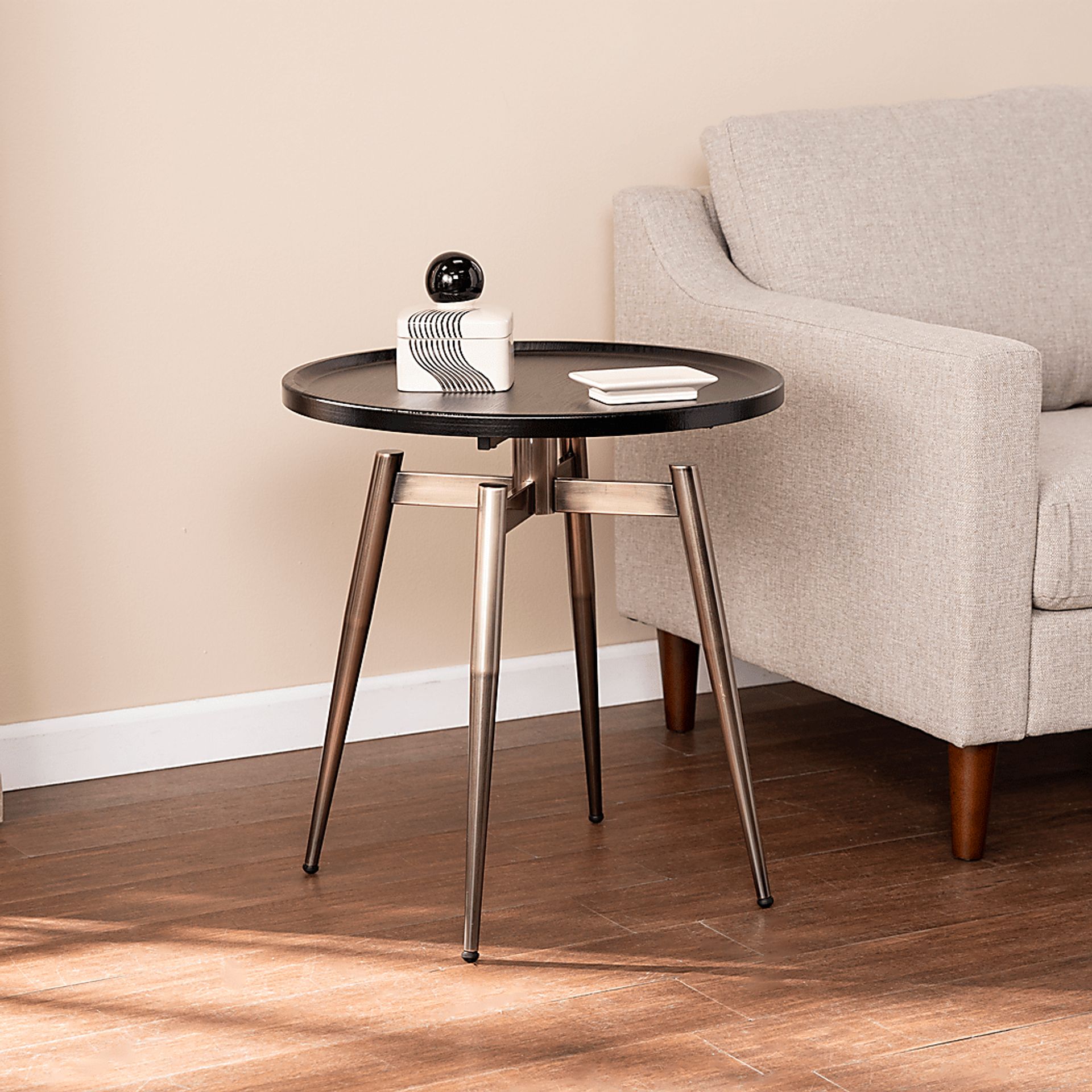 Lockmere Black End Table - Image 5