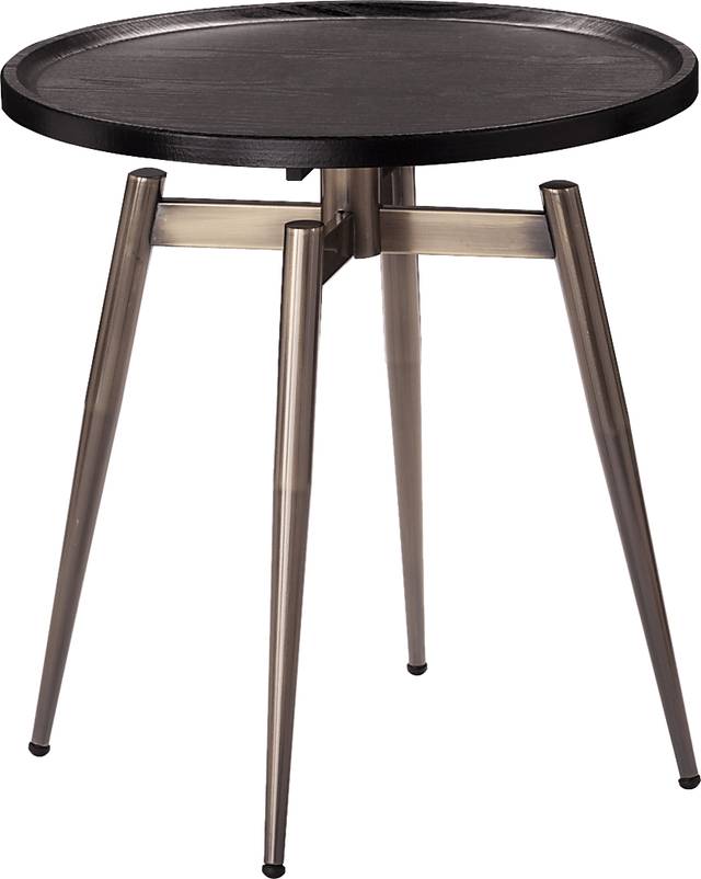 Lockmere Black End Table - Thumbnail - Image 1