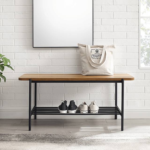 Lockrow Brown Accent Bench - Thumbnail - Image 4