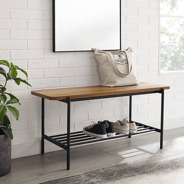 Lockrow Brown Accent Bench - Thumbnail - Image 5