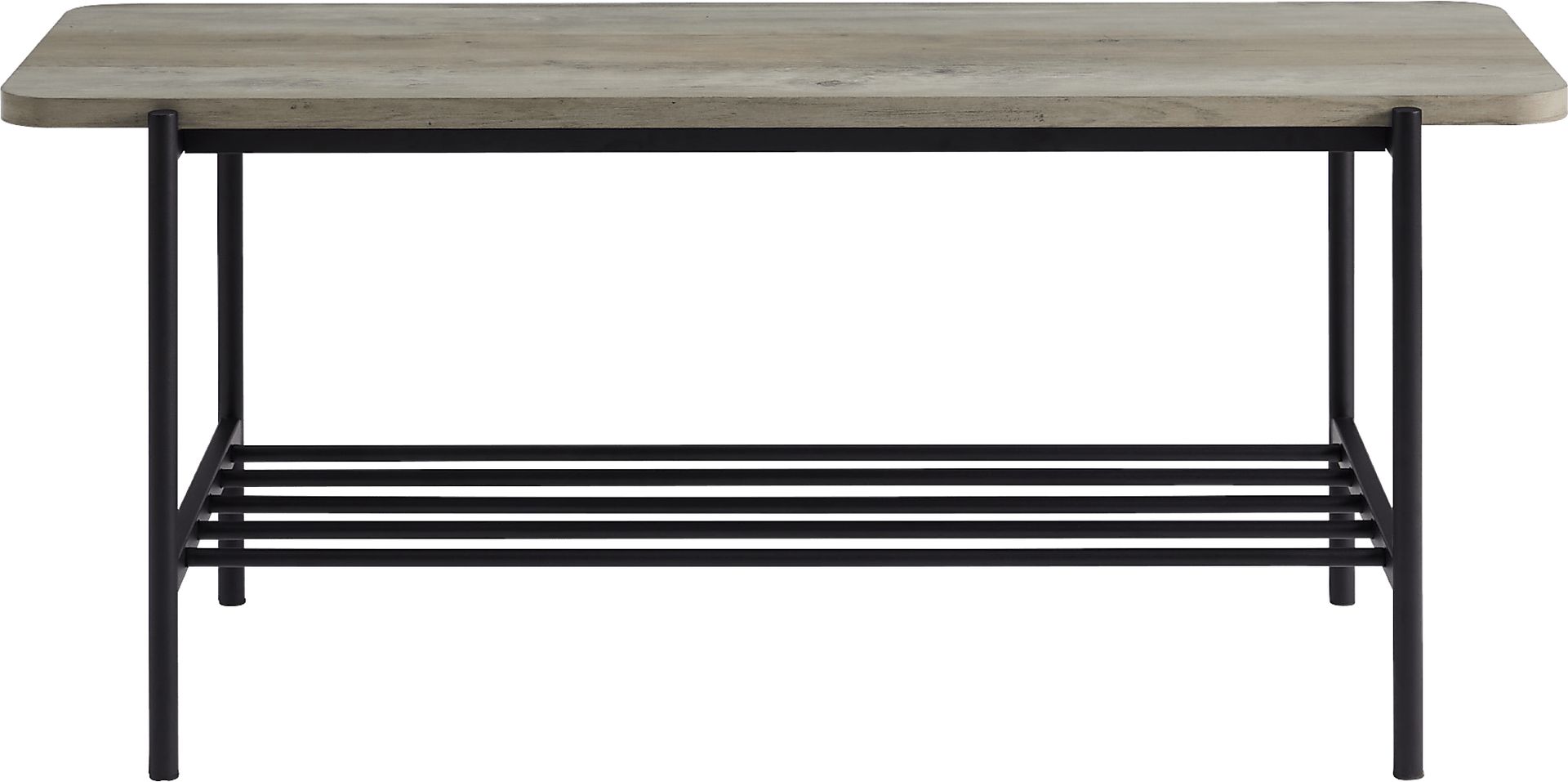 Lockrow Gray Accent Bench - Image 2