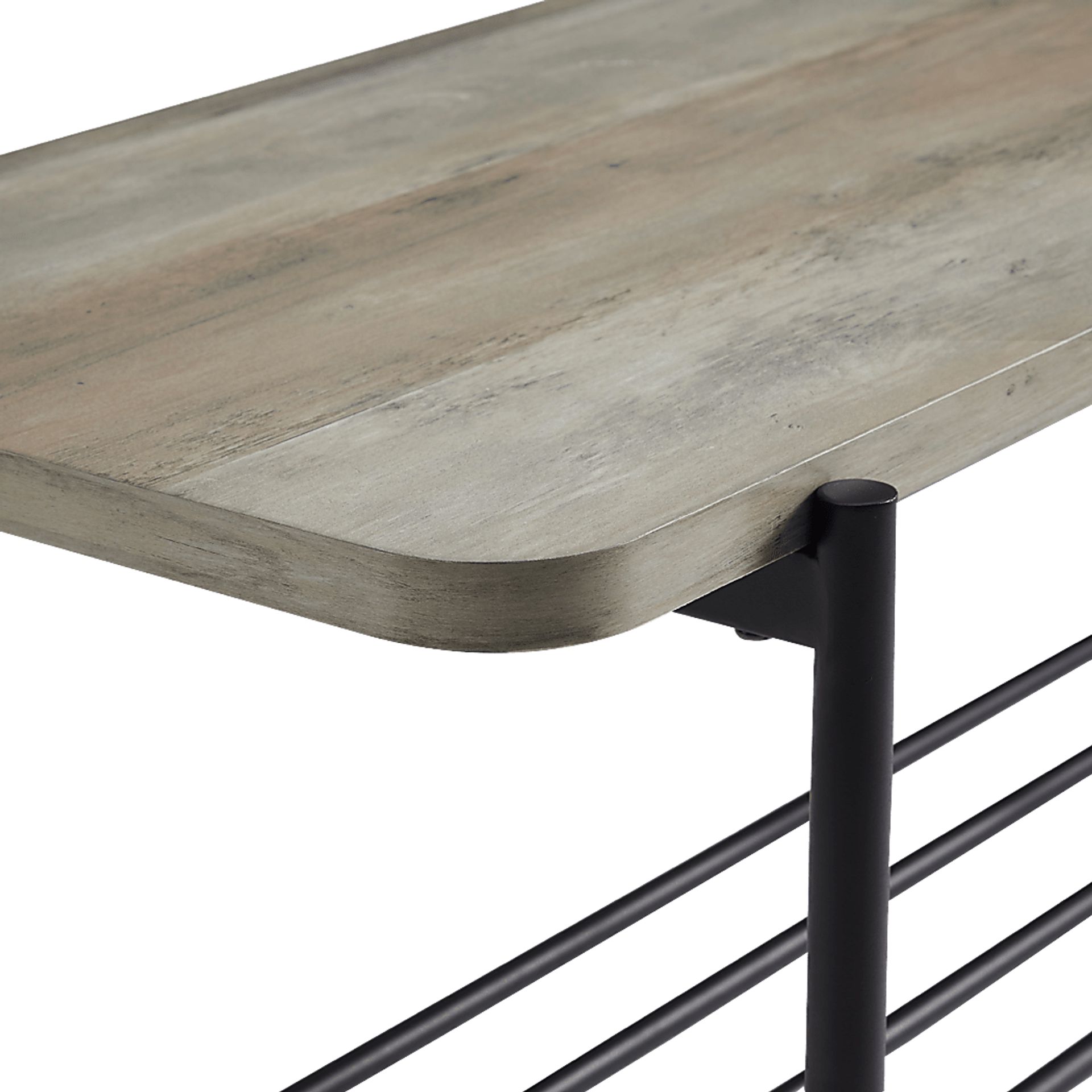 Lockrow Gray Accent Bench - Image 5
