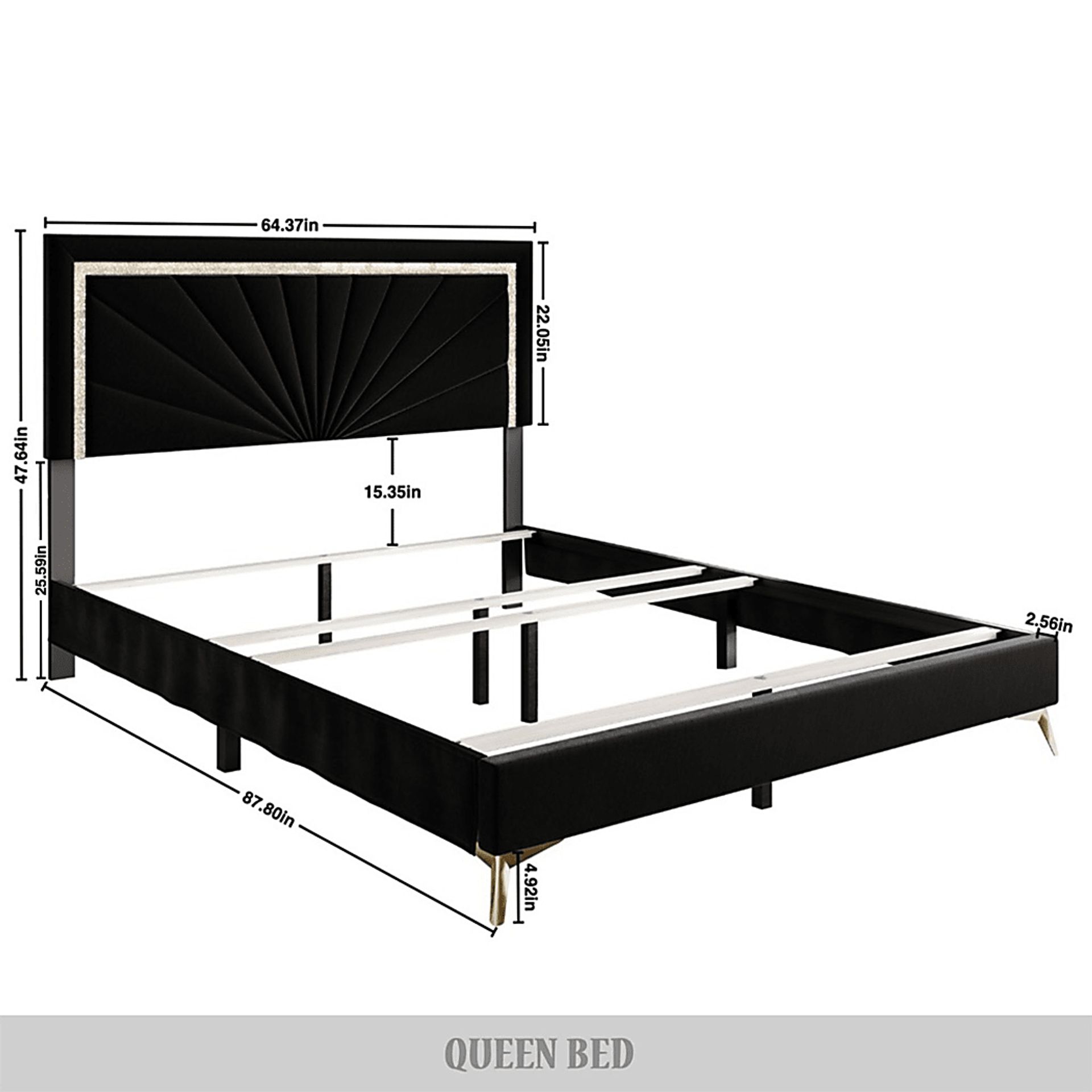 Locust Black Full Bed - Image 8