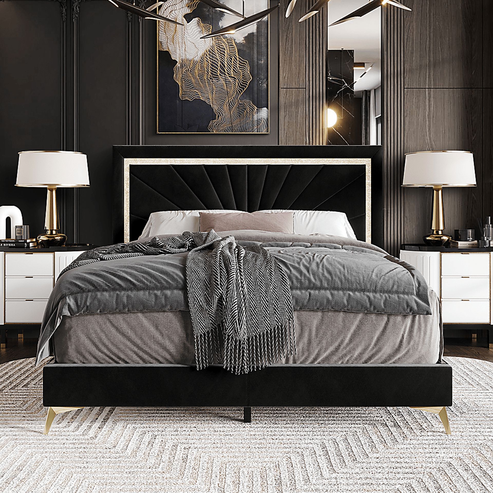 Locust Black Twin Bed - Image 2
