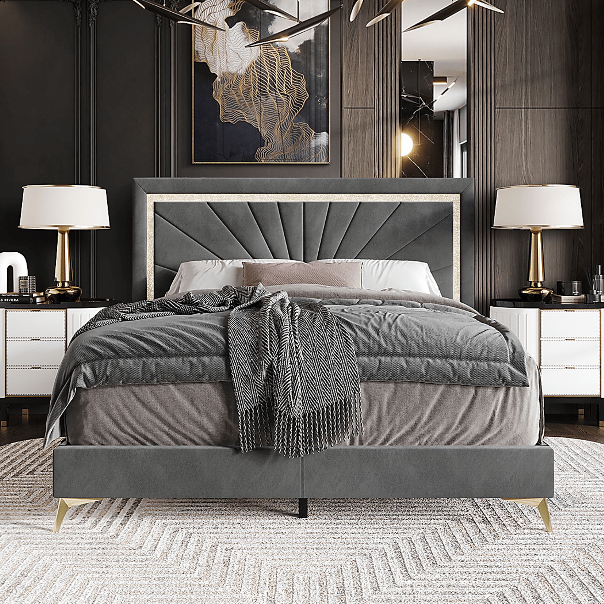 Locust Gray King Bed - Image 2