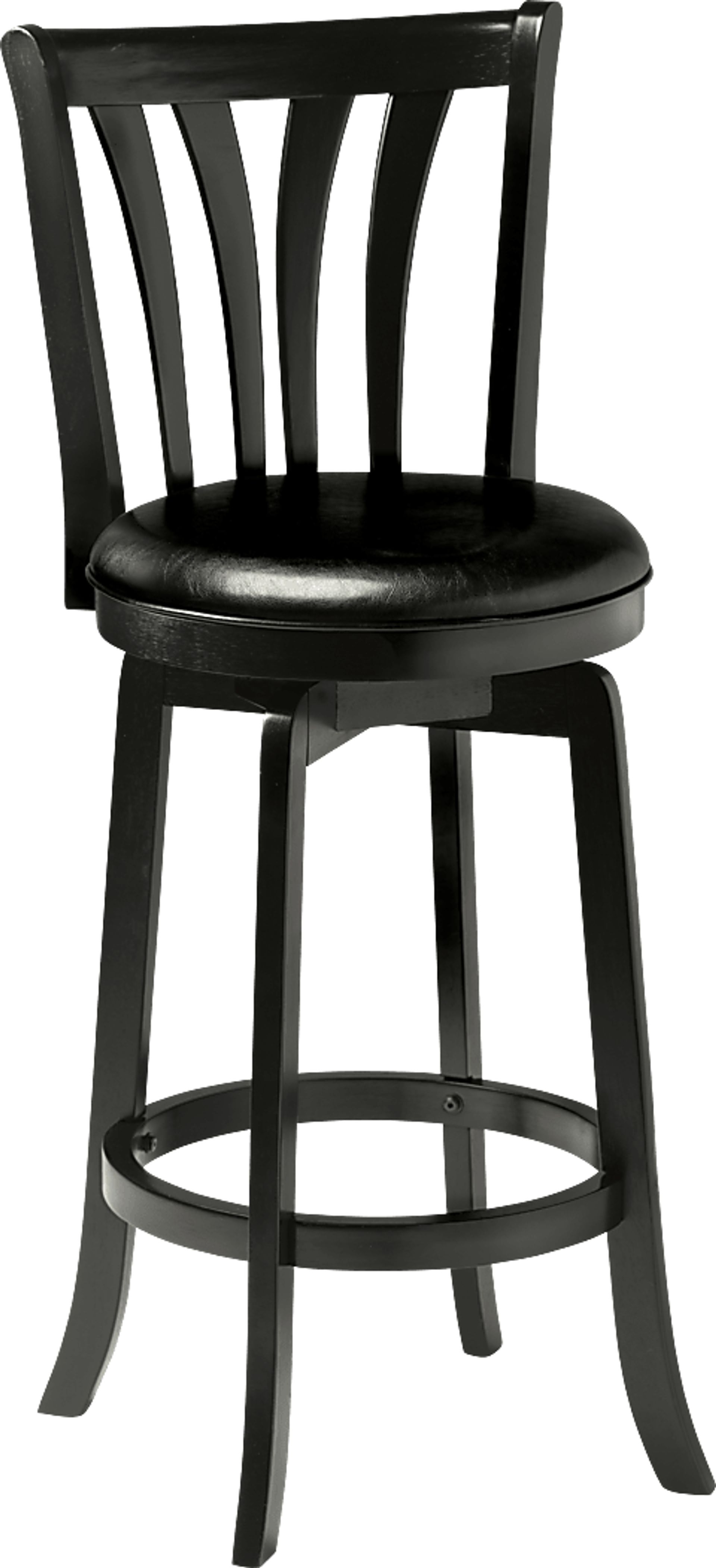 Loddon Black Swivel Barstool - Image 1