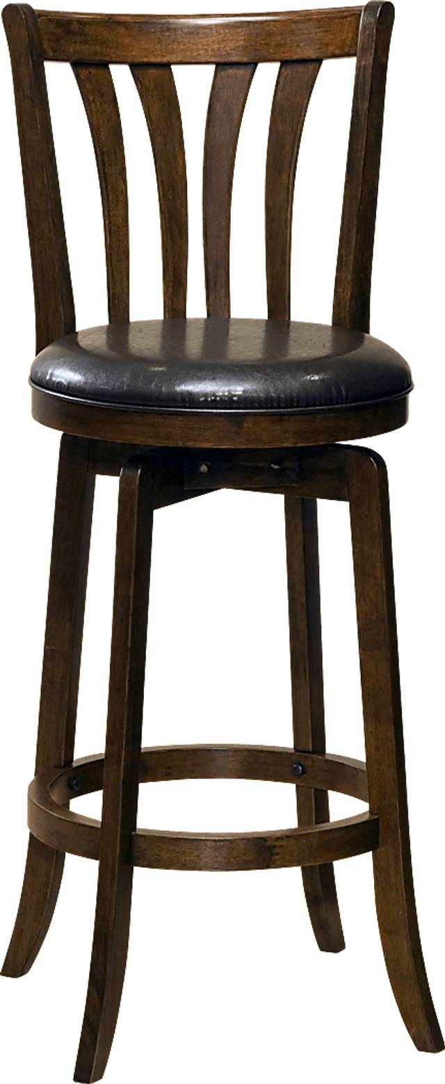 Loddon Cherry Swivel Counter Height Stool - Thumbnail - Image 1