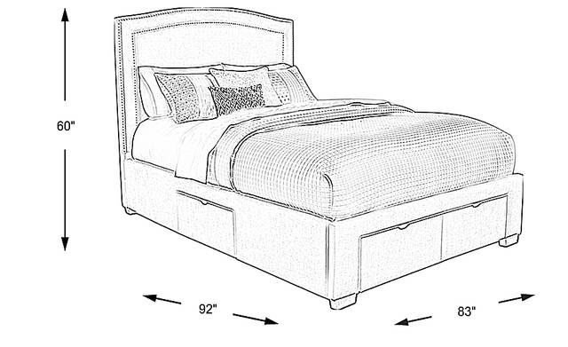 Dimension Image. Please refer to the Dimension Tab on this page for dimension details.