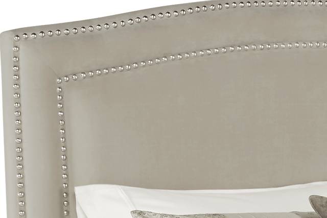 Loden Beige 3 Pc Queen Upholstered Bed with 2 Drawer Storage - Thumbnail - Image 2