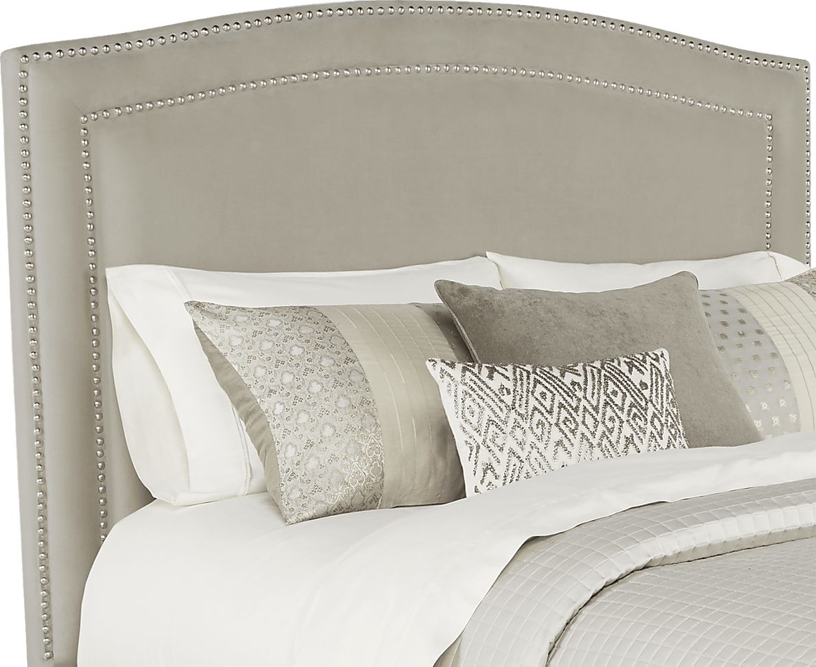 Loden Beige 3 Pc Queen Upholstered Bed with 4 Drawer Storage