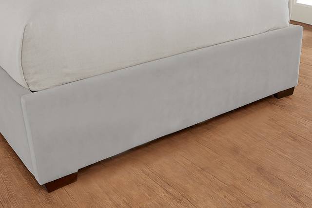 Loden Gray 3 Pc King Upholstered Bed - Thumbnail - Image 2