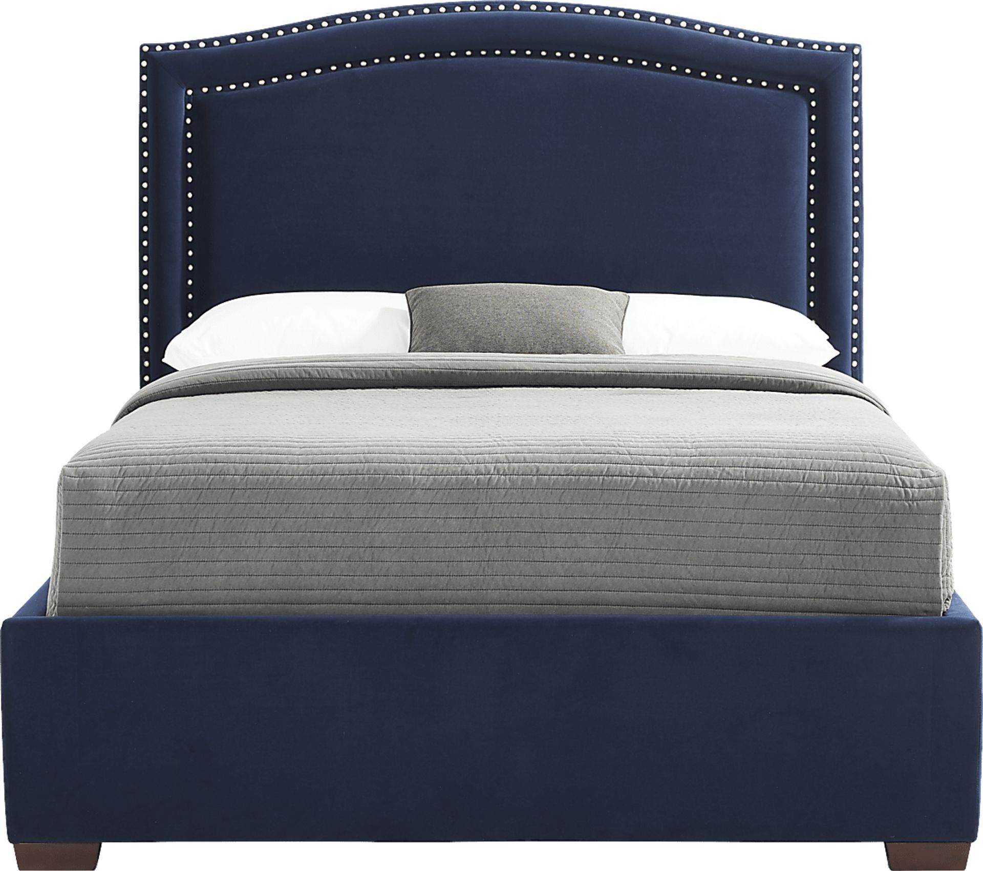 Loden II Blue 3 Pc King Upholstered Bed - Image 1