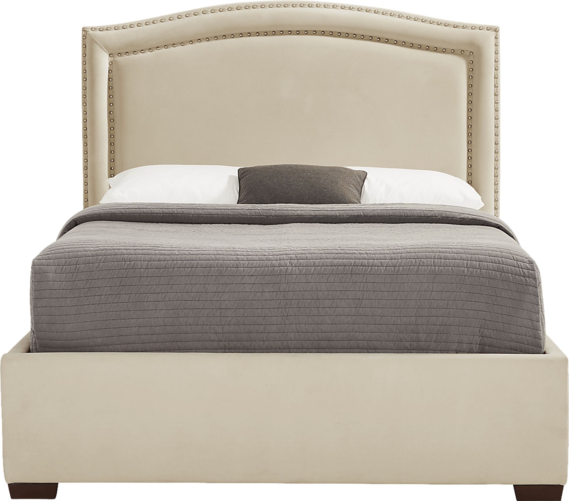 Loden II Cream 3 Pc King Upholstered Bed - Image 1