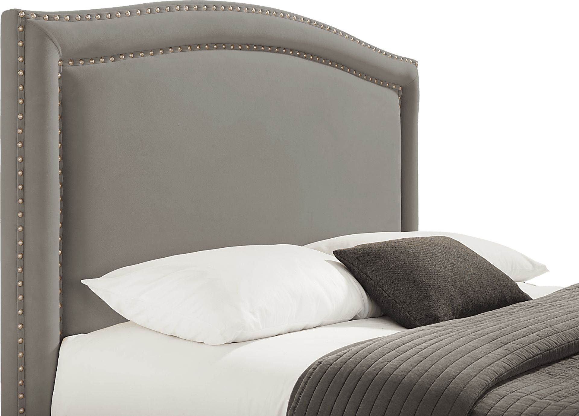 Loden II Dark Gray 3 Pc King Upholstered Bed - Image 2