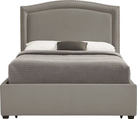 Loden II Dark Gray 3 Pc King Upholstered Bed