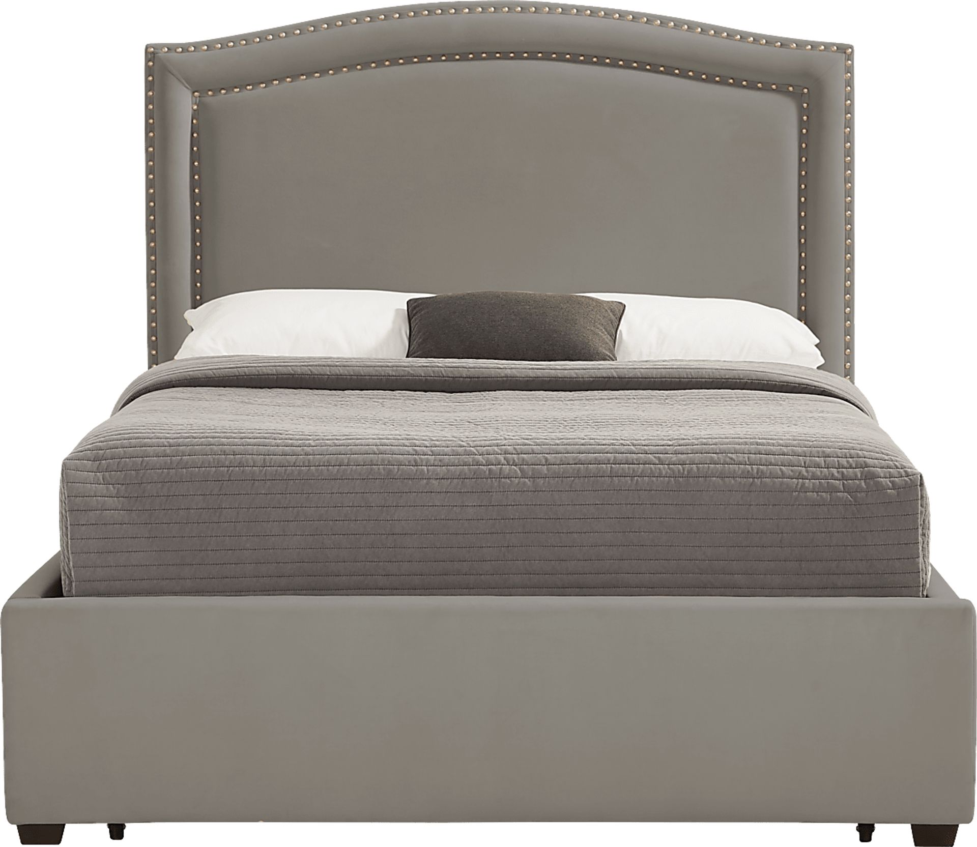 Loden II Dark Gray 3 Pc King Upholstered Bed - Image 1