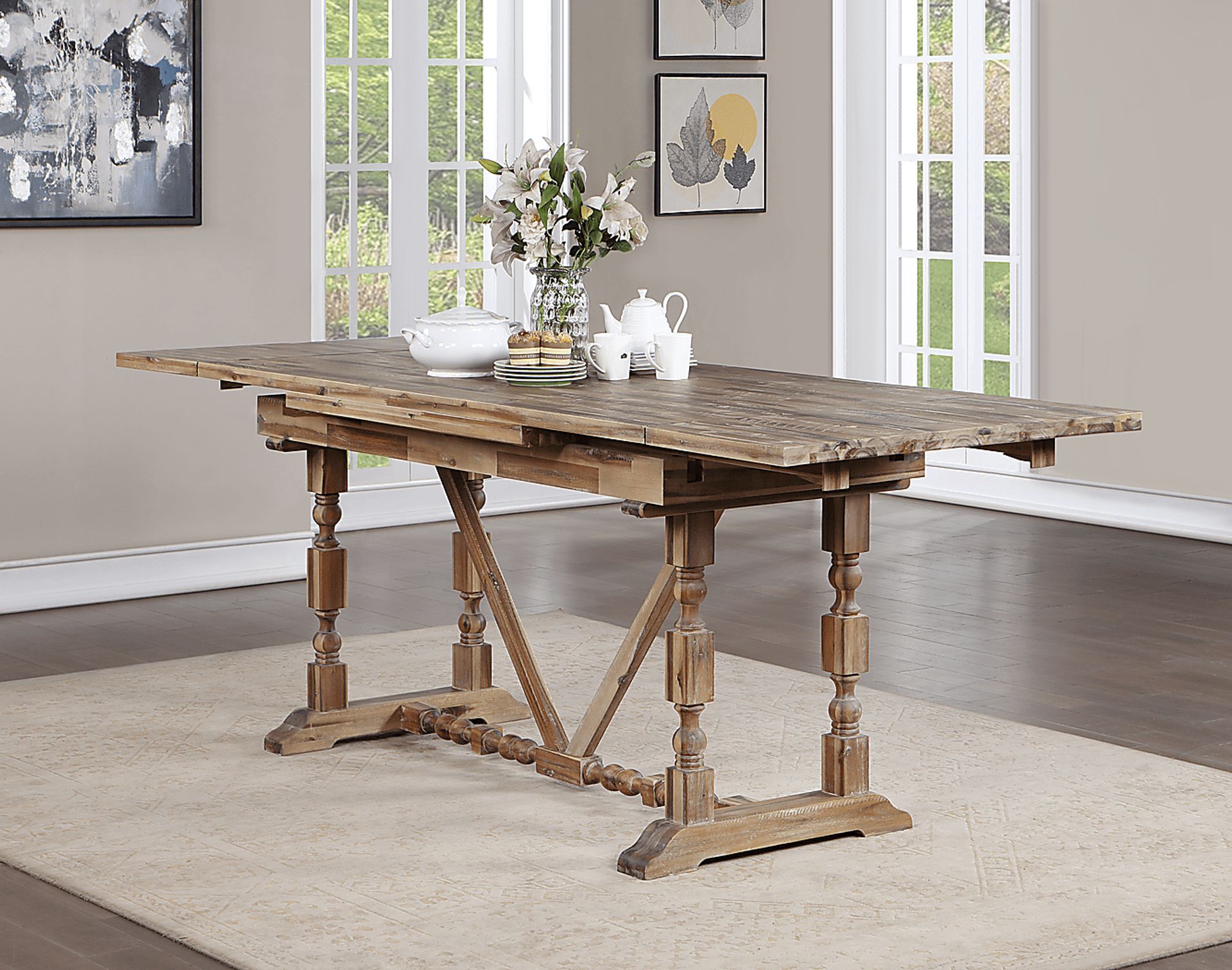 Lofgren Brown Counter Height Dining Table - Image 3