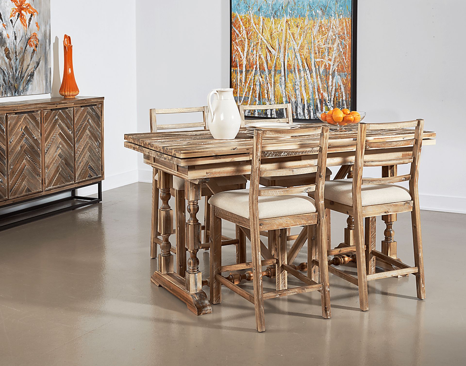 Lofgren Brown Counter Height Dining Table - Image 5