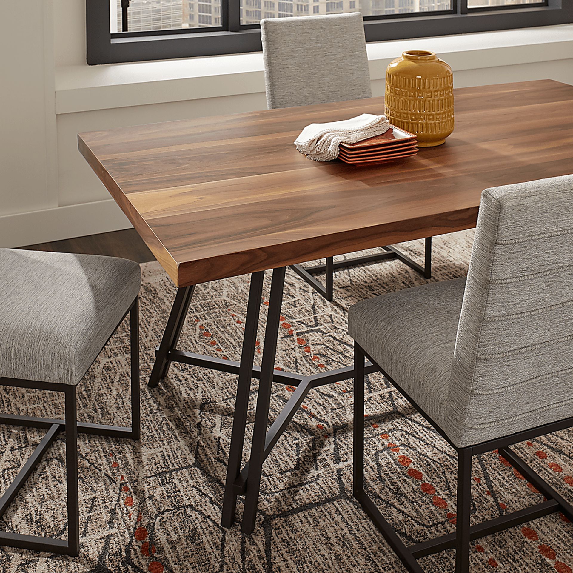 Loft Side Brown 5 Pc Dining Room - Image 4