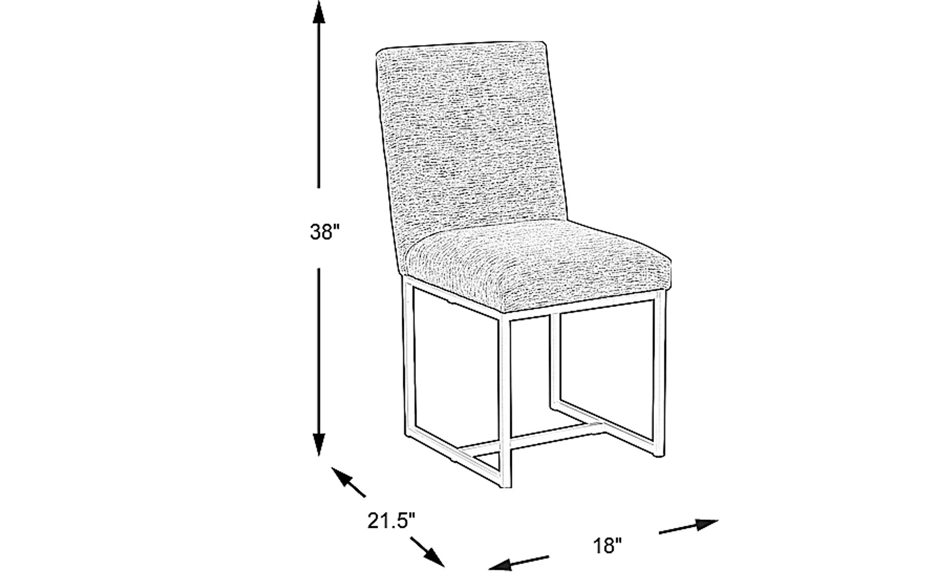Dimension Image. Please refer to the Dimension Tab on this page for dimension details.