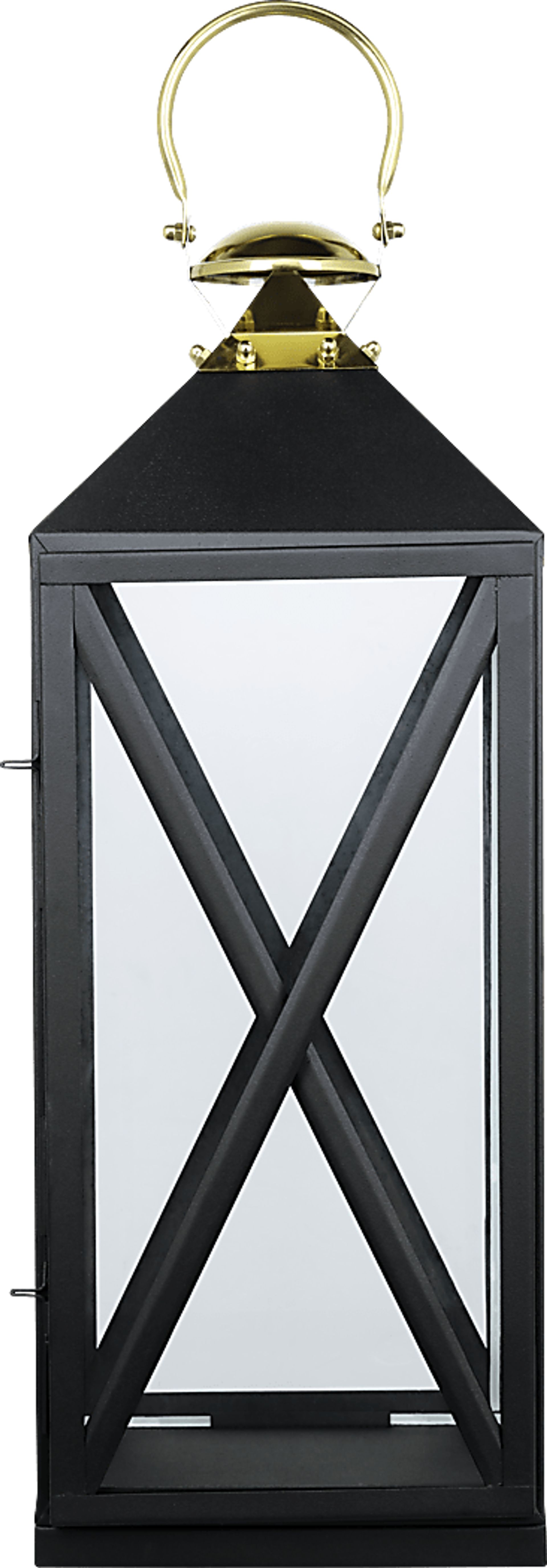 Lofthouse Black Large Indoor/Outdoor Lantern - Image 3