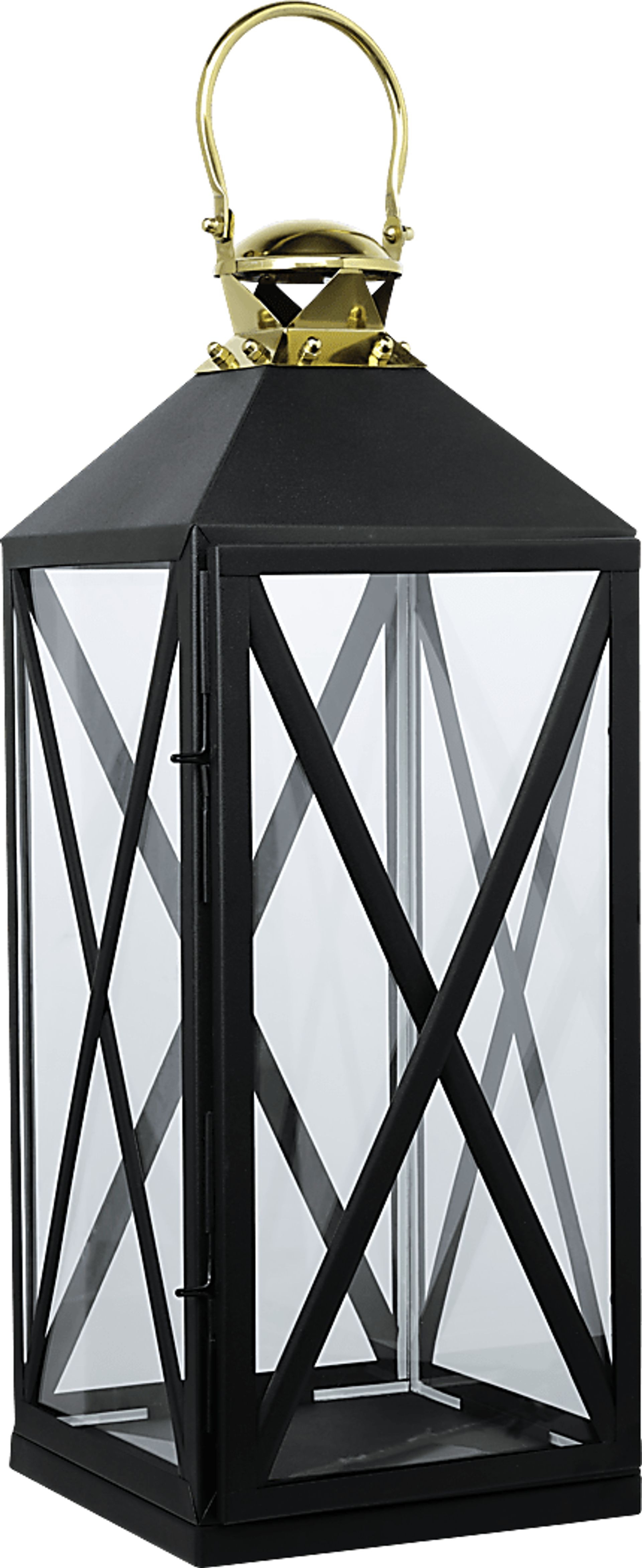 Lofthouse Black Large Indoor/Outdoor Lantern - Image 4