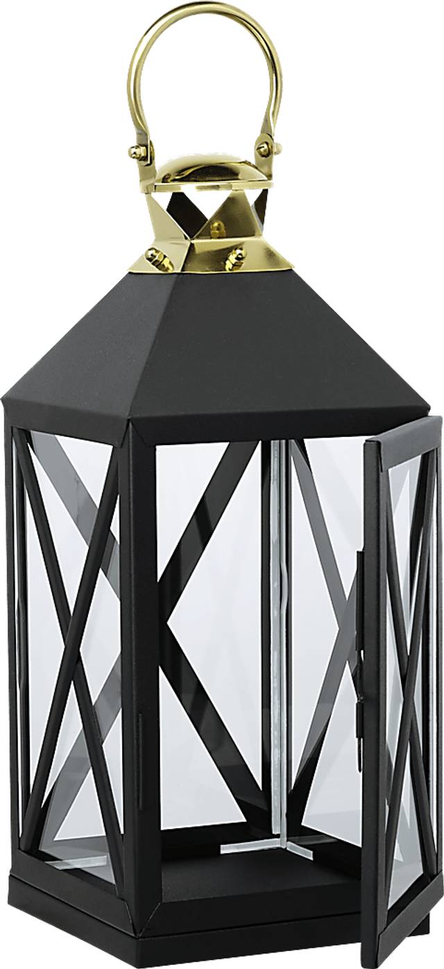 Lofthouse Black Medium Indoor/Outdoor Lantern - Thumbnail - Image 2