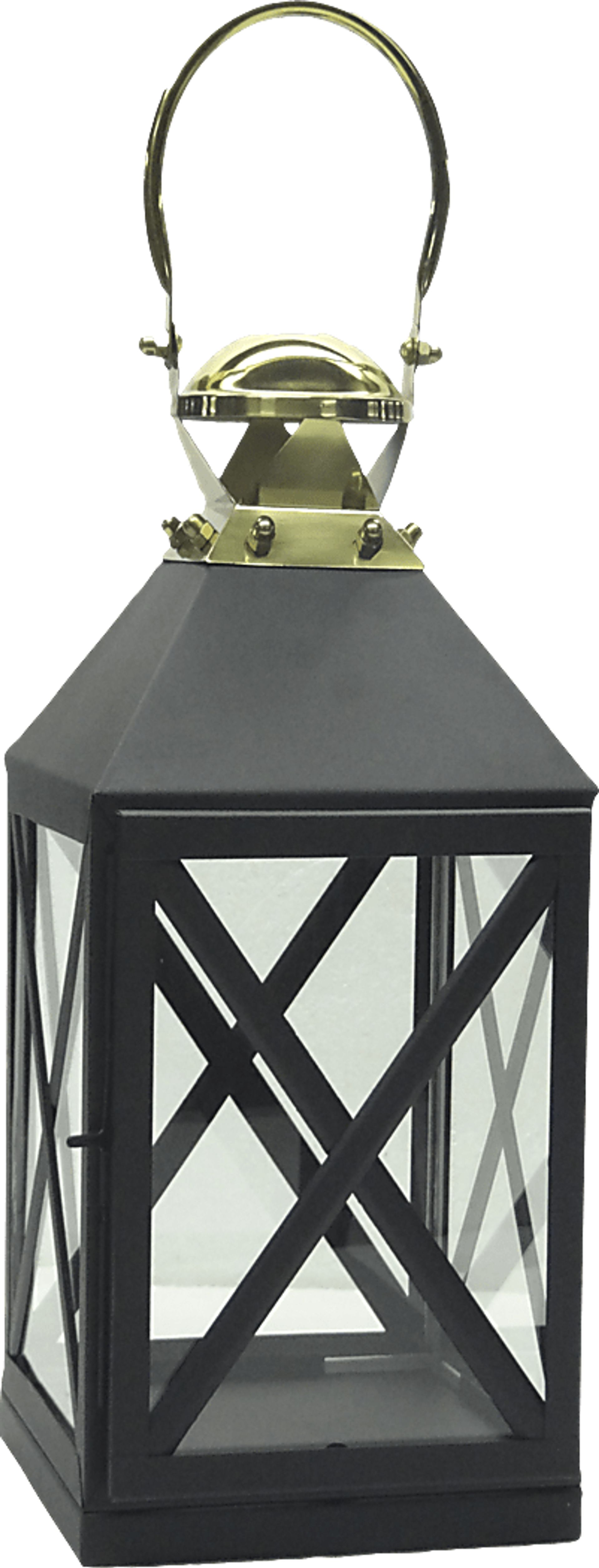 Lofthouse Black Medium Indoor/Outdoor Lantern - Image 1