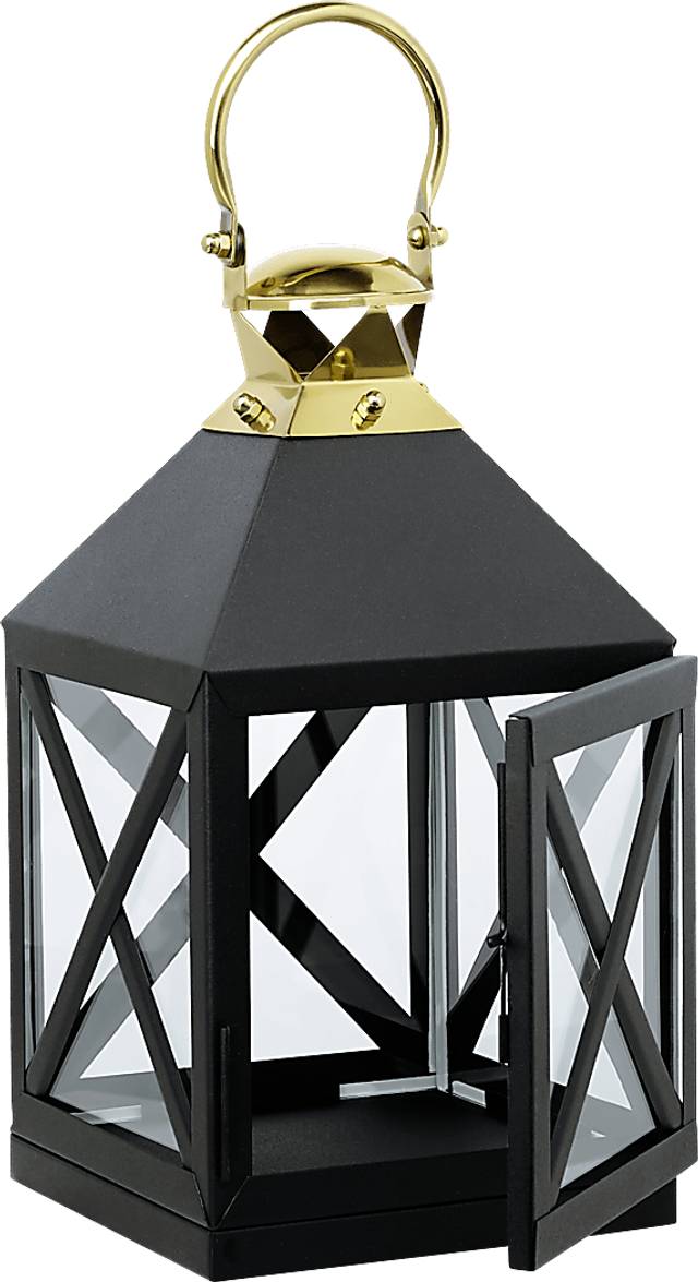 Lofthouse Black Small Indoor/Outdoor Lantern - Thumbnail - Image 2