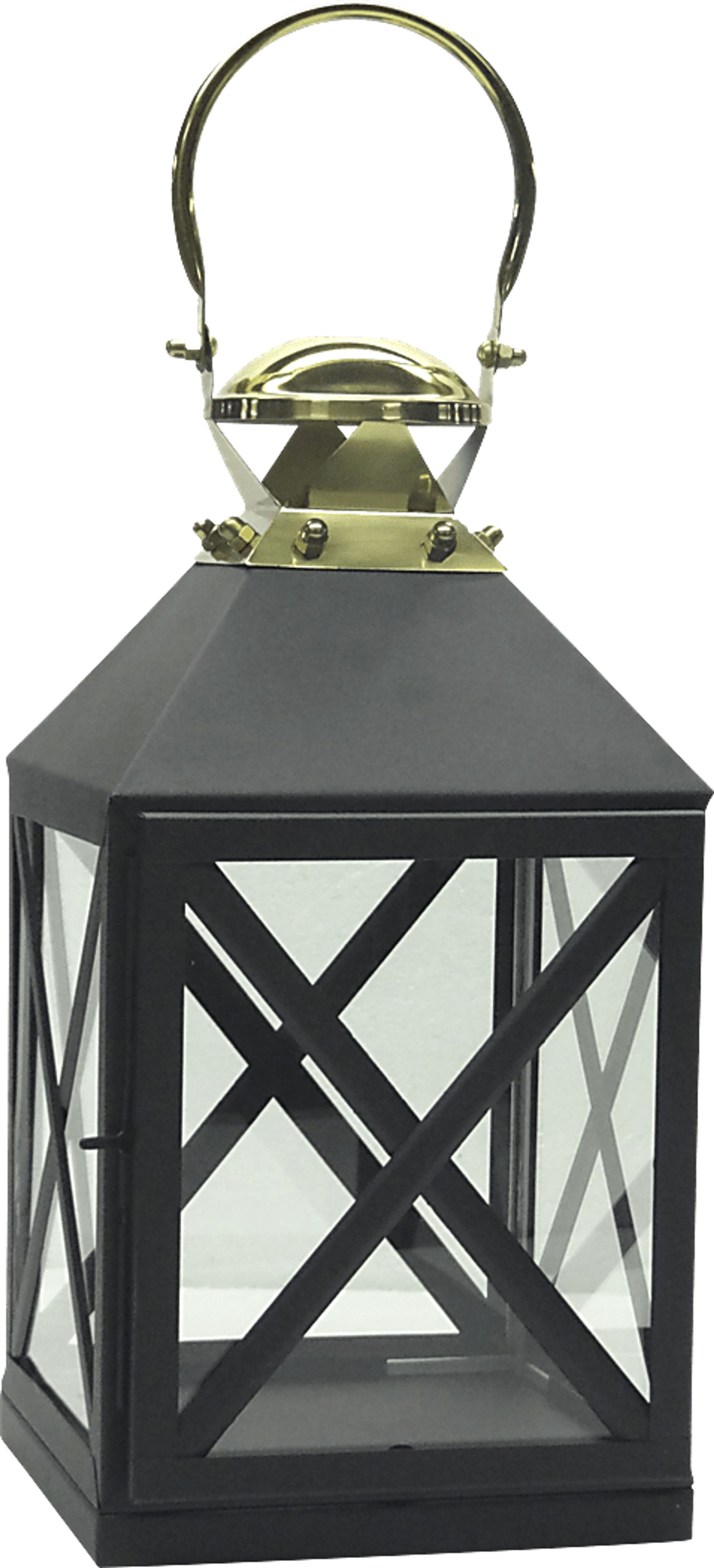 Lofthouse Black Small Indoor/Outdoor Lantern - Image 1