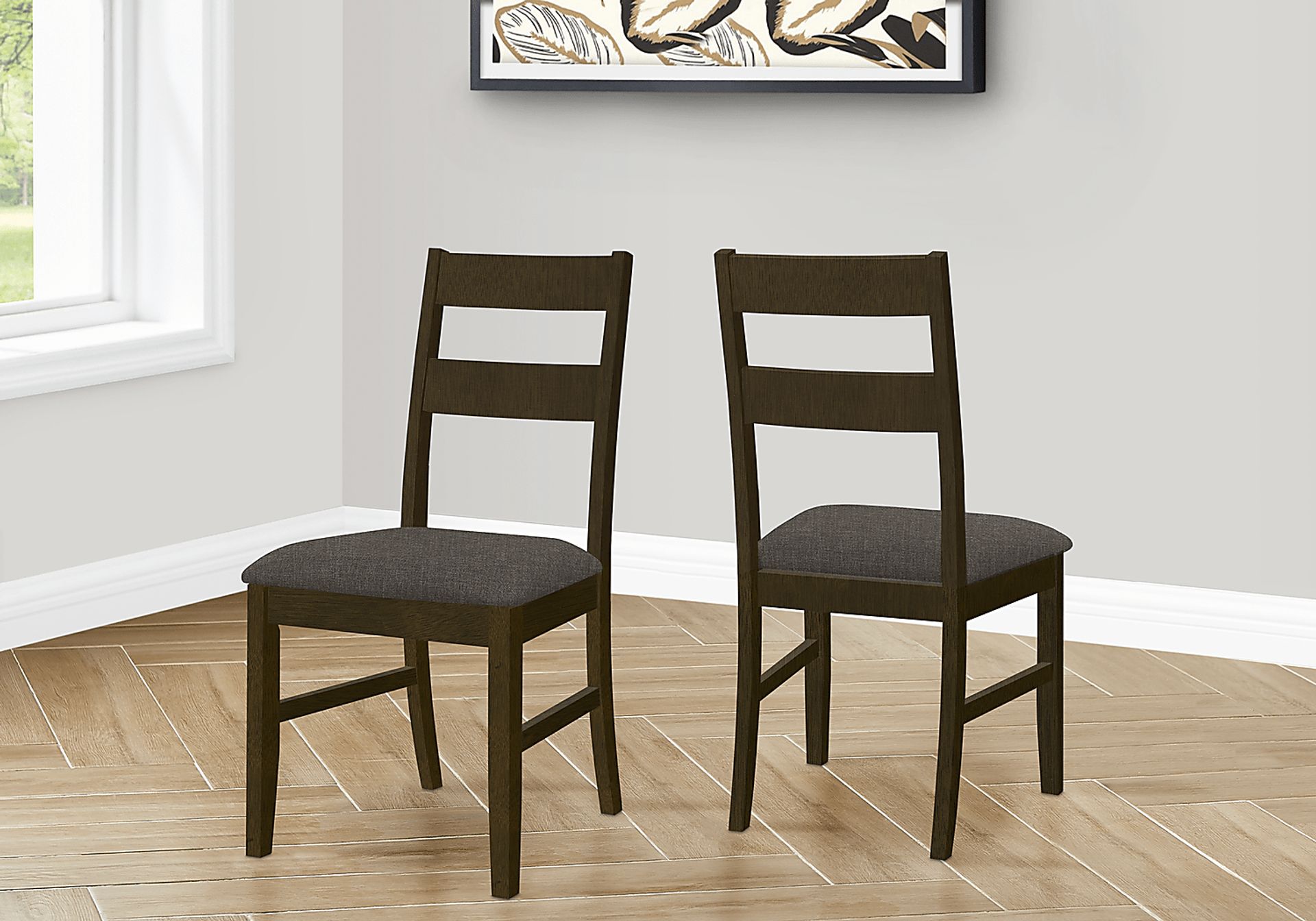 Loftin Walnut Side Chair, Set of 2 - Image 2