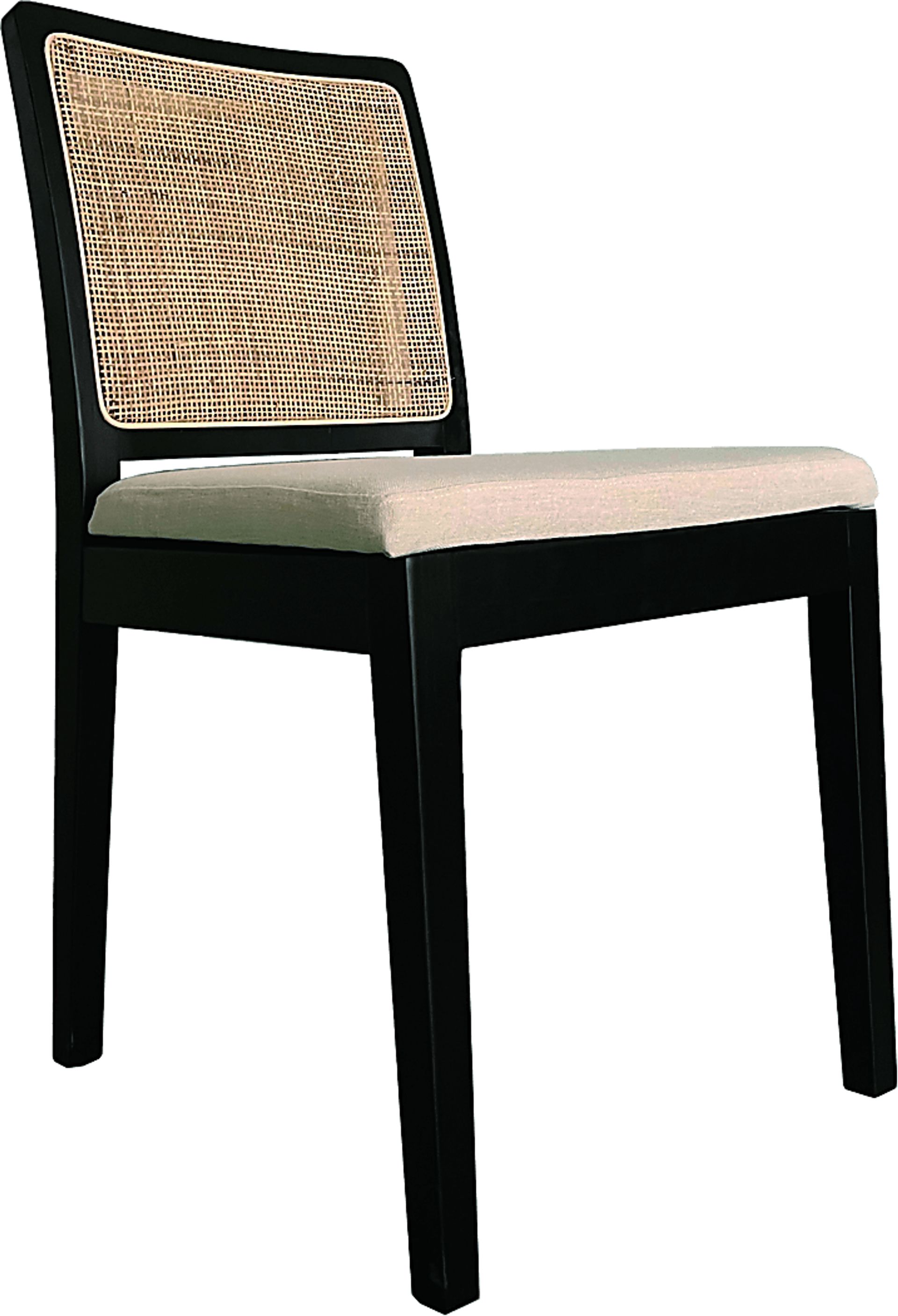 Logarto Black Side Chair, Set of 2 - Image 1