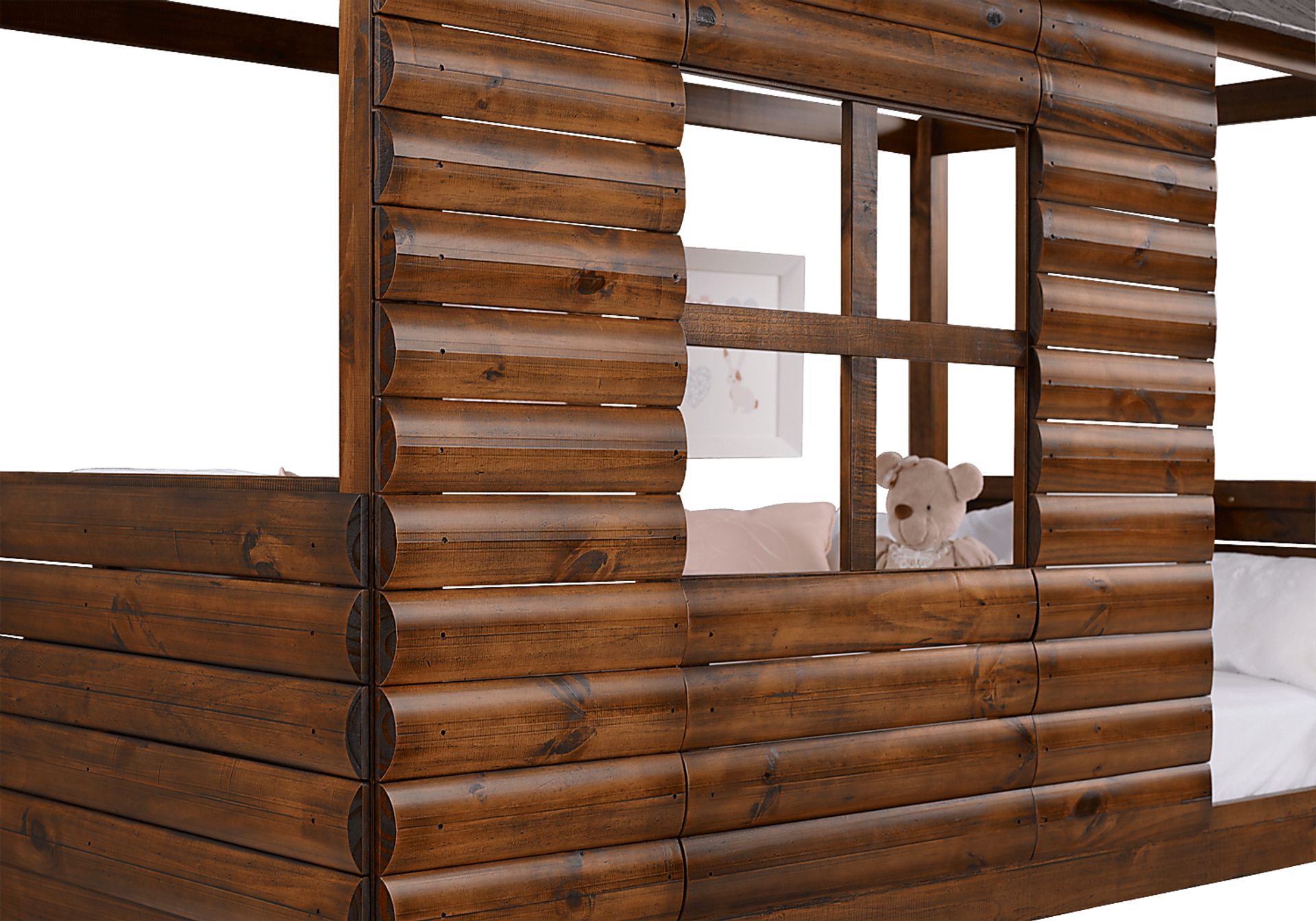 Loghouse Camp Walnut Twin Jr. Loft Bed - Image 2