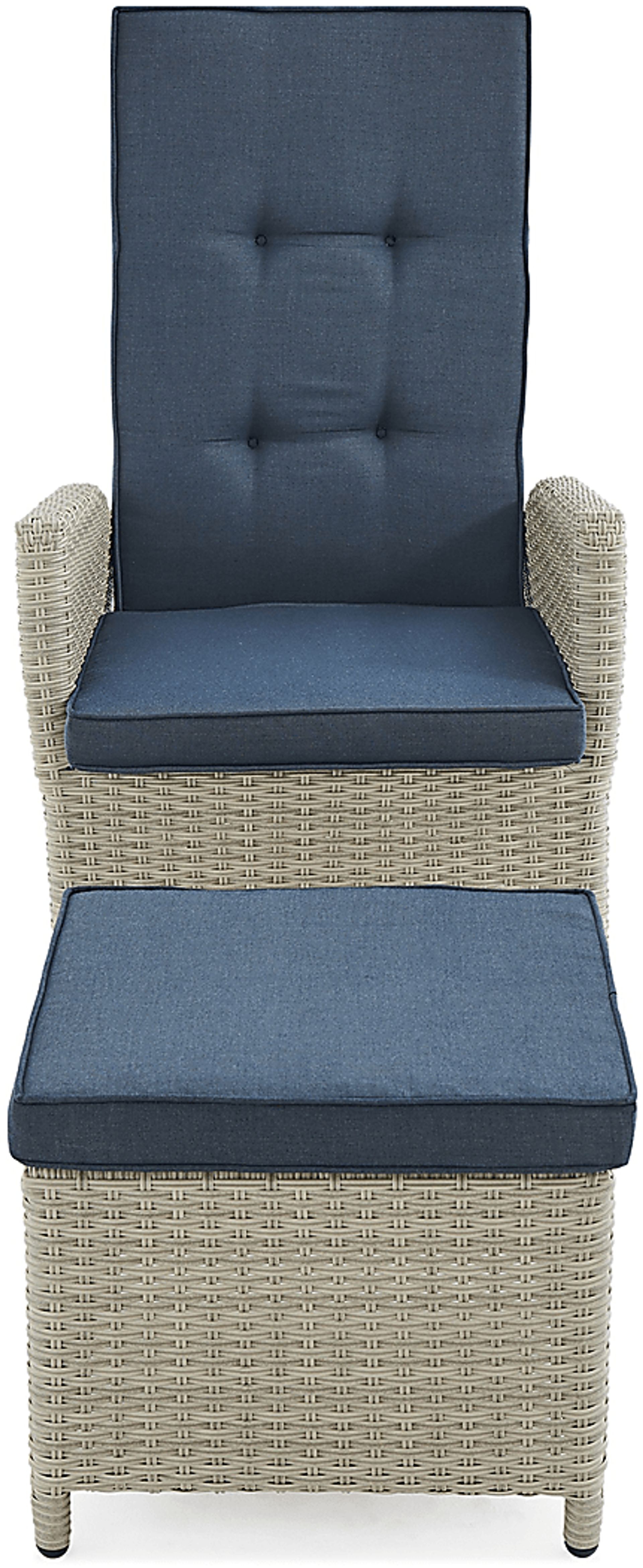 Logmont Navy 5 Pc Outdoor Seating Set - Image 2
