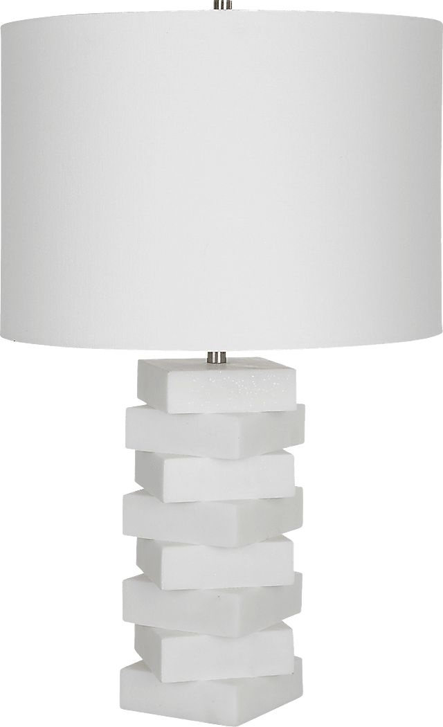 Logwood Hollow White Lamp