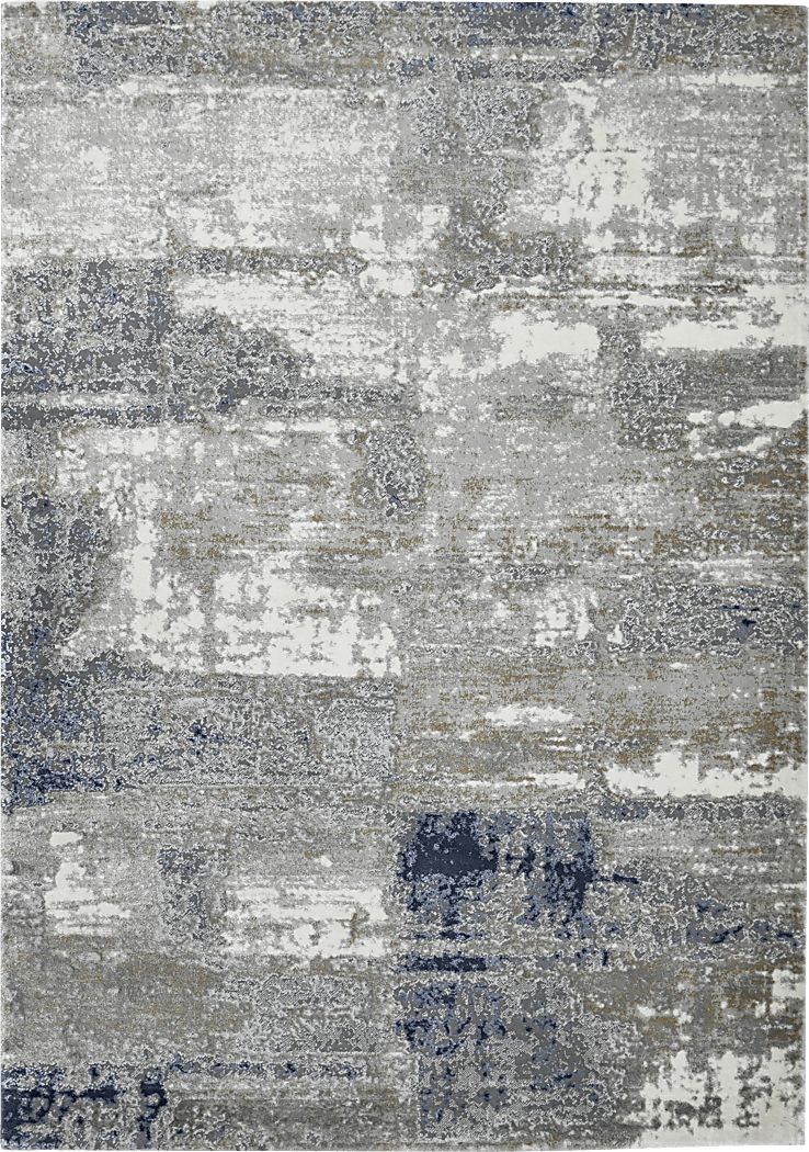 Lohash Gray/Blue 5'3 x 7'9 Rug