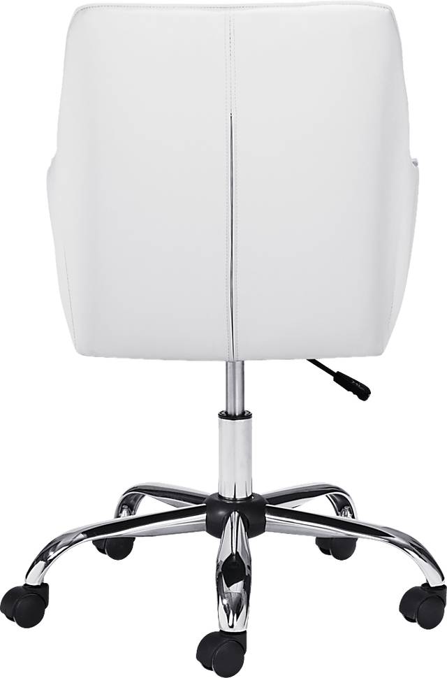 Lohrey White Office Chair - Thumbnail - Image 4