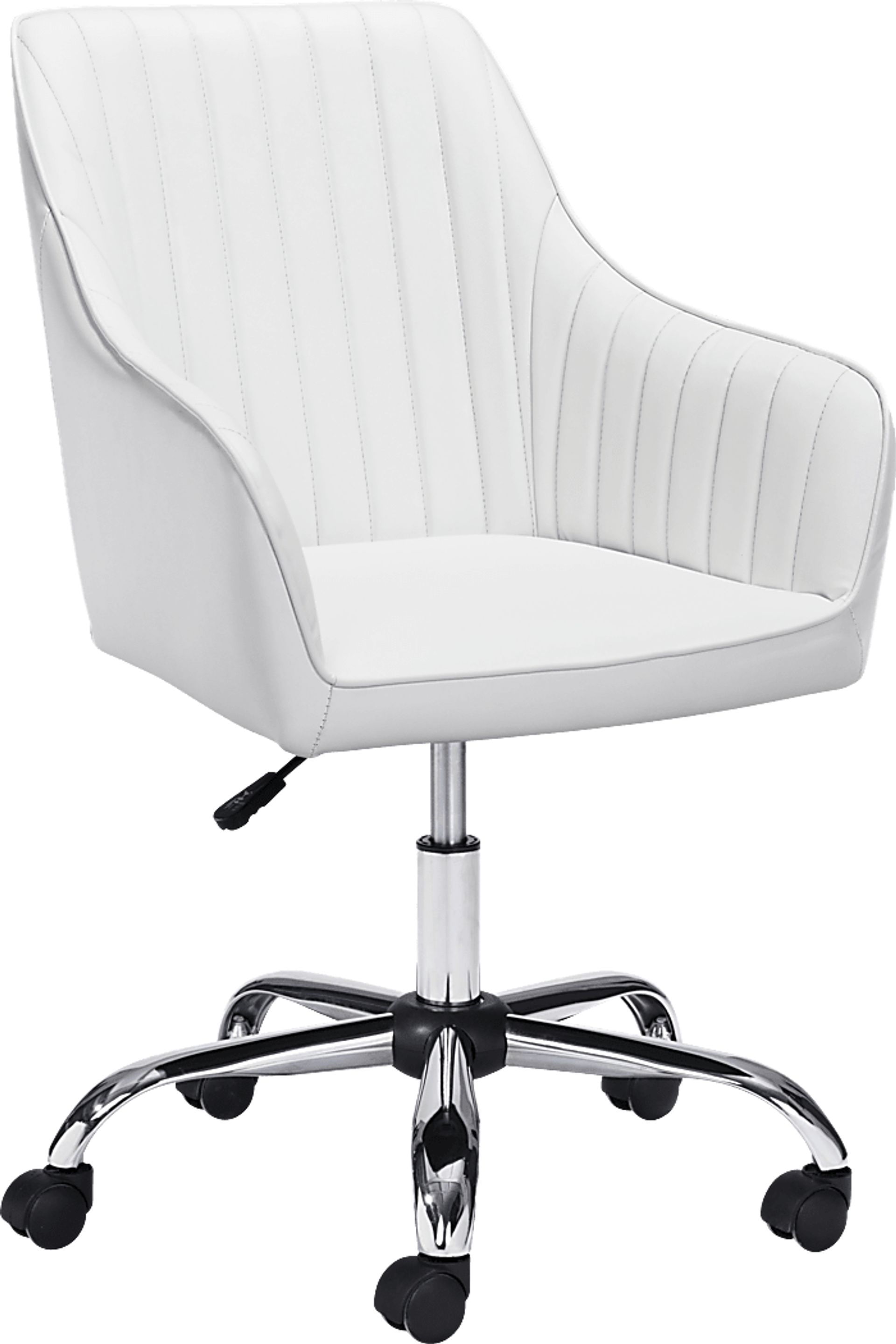 Lohrey White Office Chair - Image 1